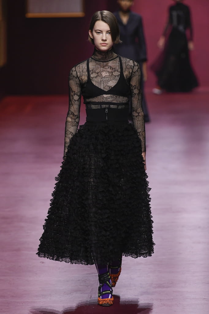 Fashion Week Paris Fall/Winter 2022 look 7 de la collection Christian Dior womenswear
