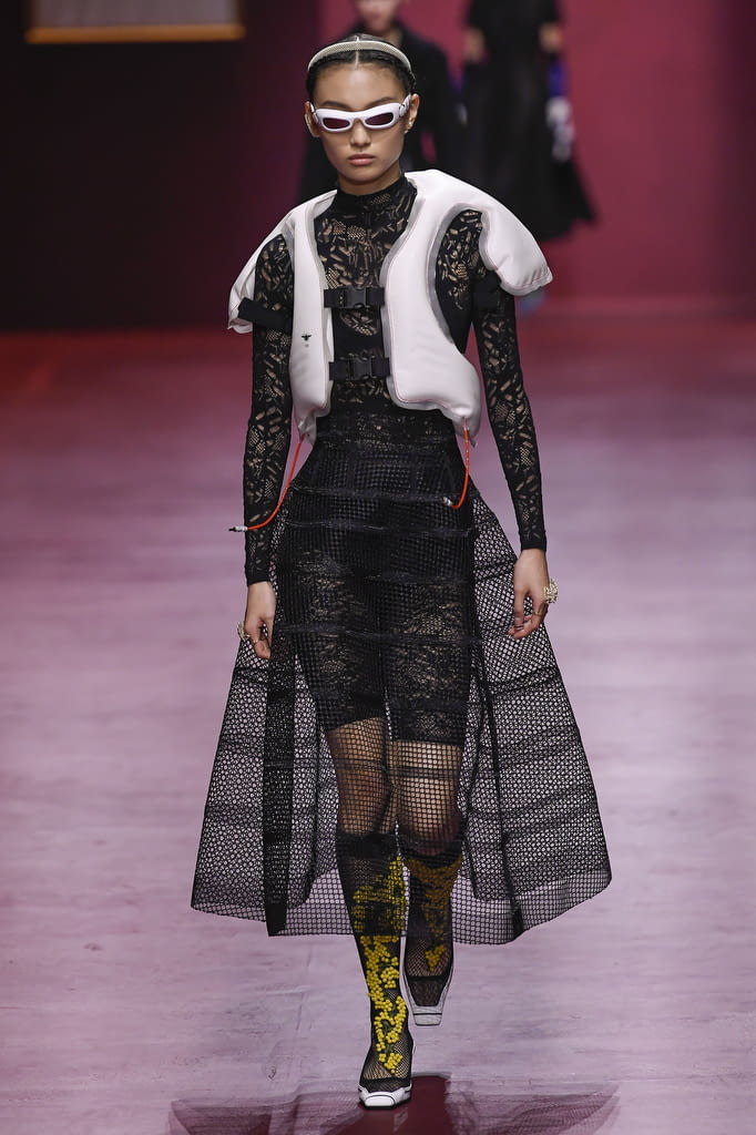 Fashion Week Paris Fall/Winter 2022 look 12 from the Christian Dior collection 女装