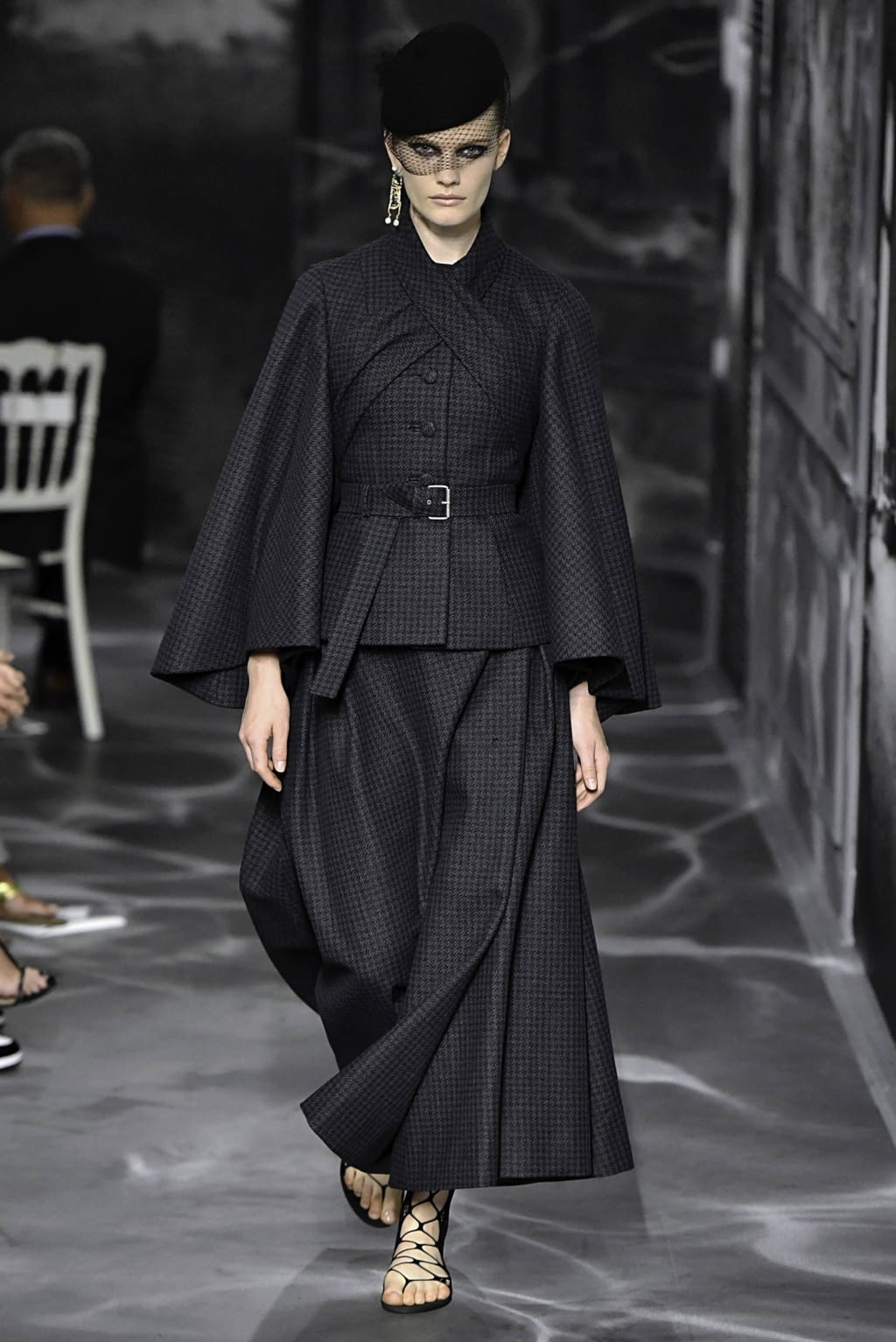 Fashion Week Paris Fall/Winter 2019 look 21 from the Christian Dior collection 高级定制