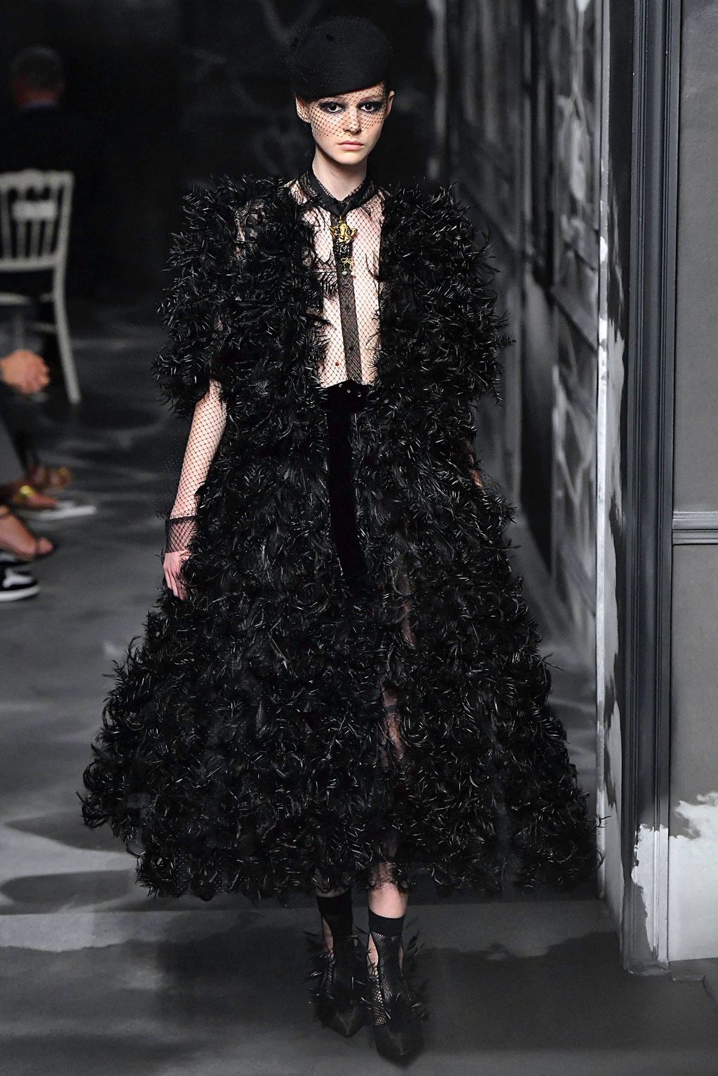 Fashion Week Paris Fall/Winter 2019 look 28 from the Christian Dior collection couture