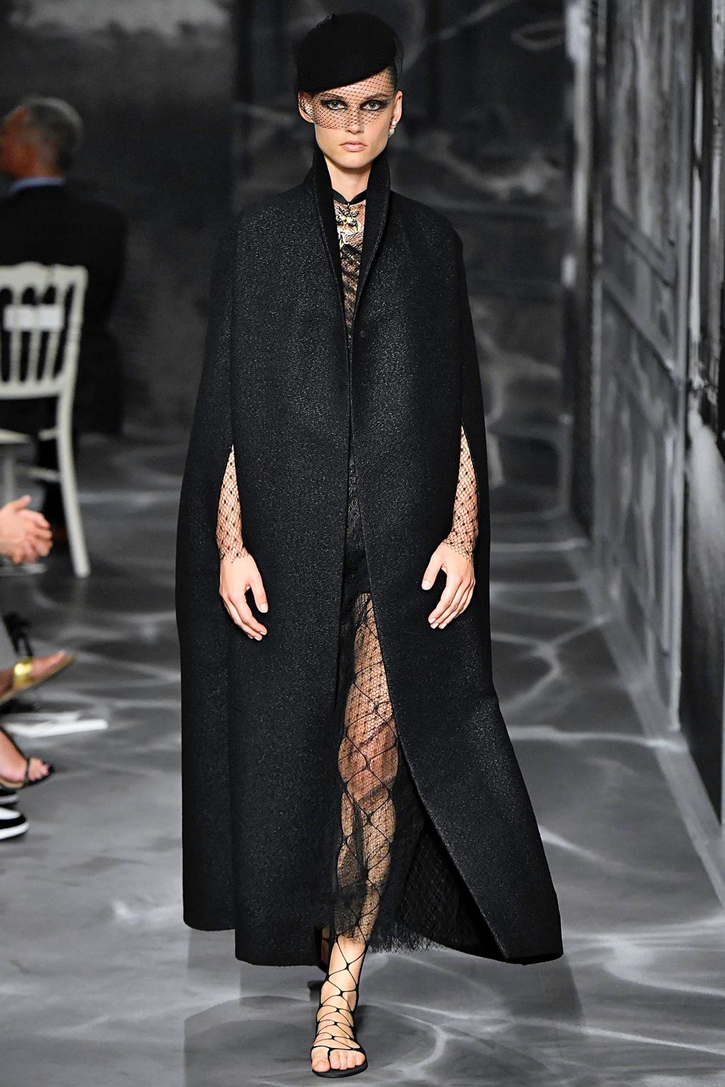 Fashion Week Paris Fall/Winter 2019 look 32 de la collection Christian Dior couture