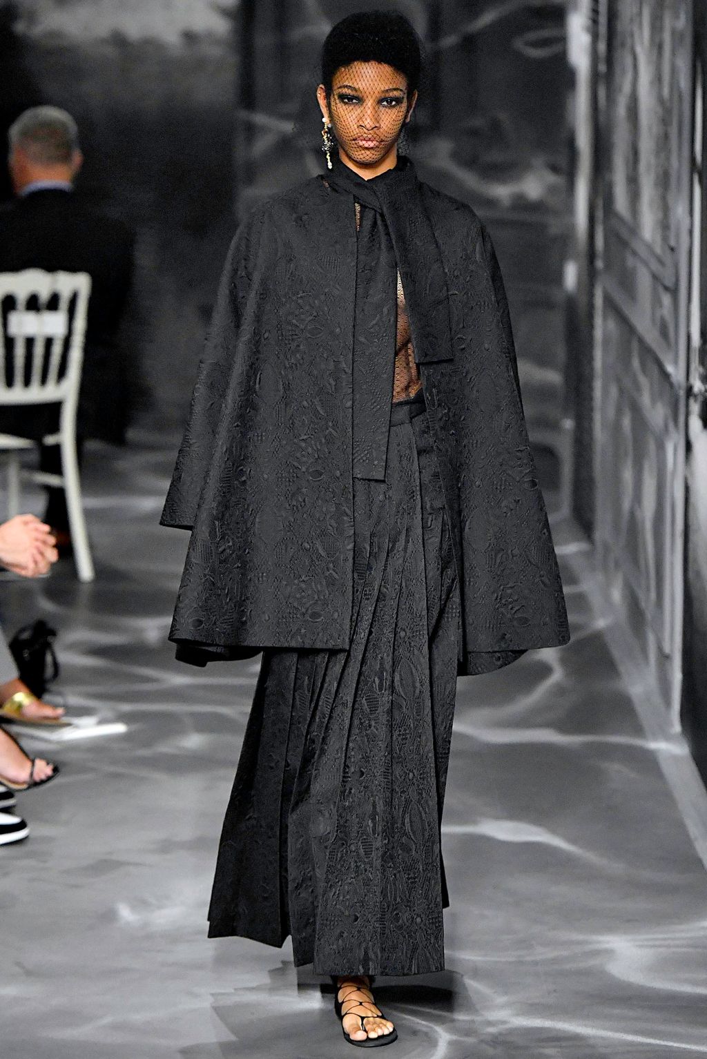 Fashion Week Paris Fall/Winter 2019 look 46 from the Christian Dior collection 高级定制