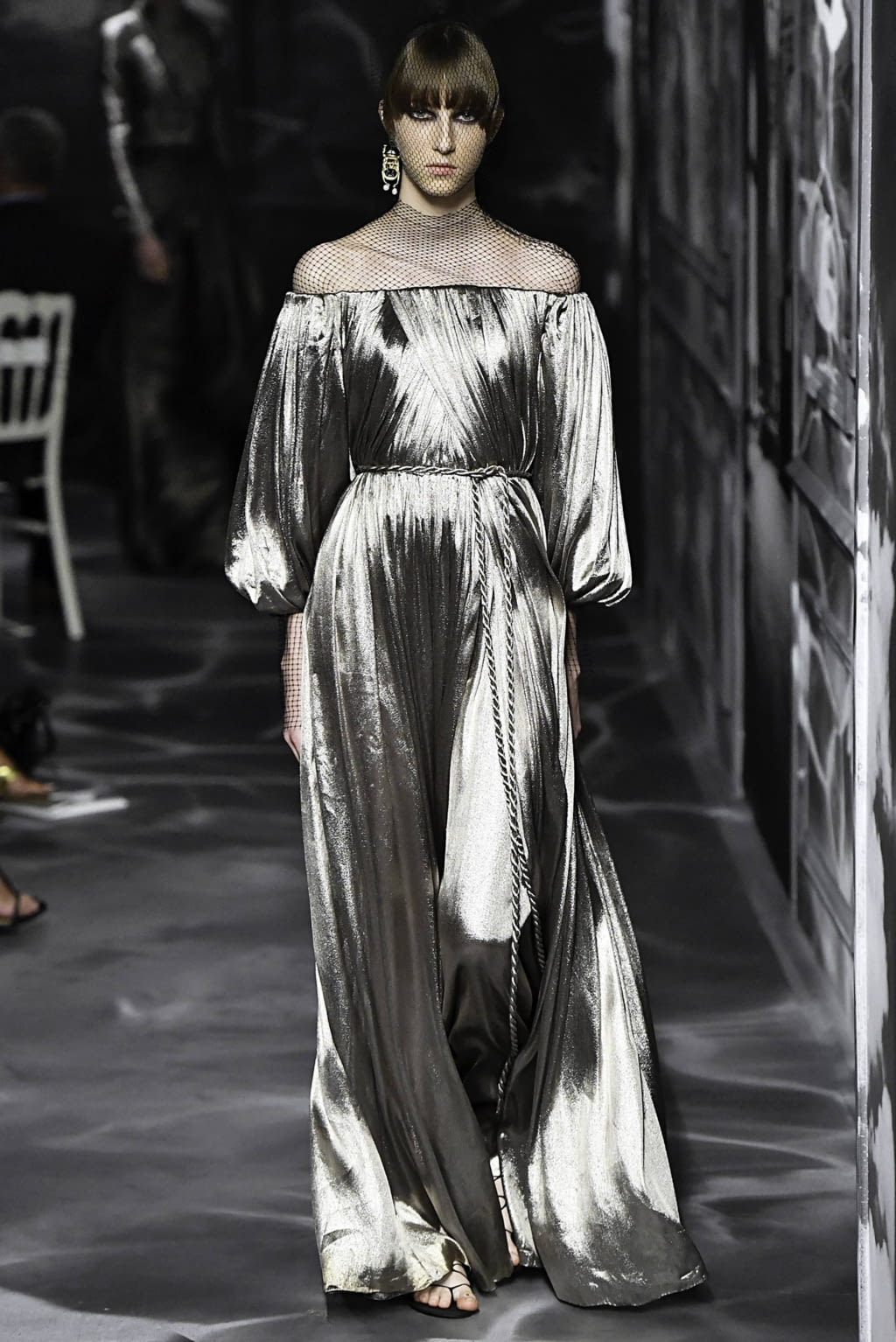 Fashion Week Paris Fall/Winter 2019 look 59 de la collection Christian Dior couture
