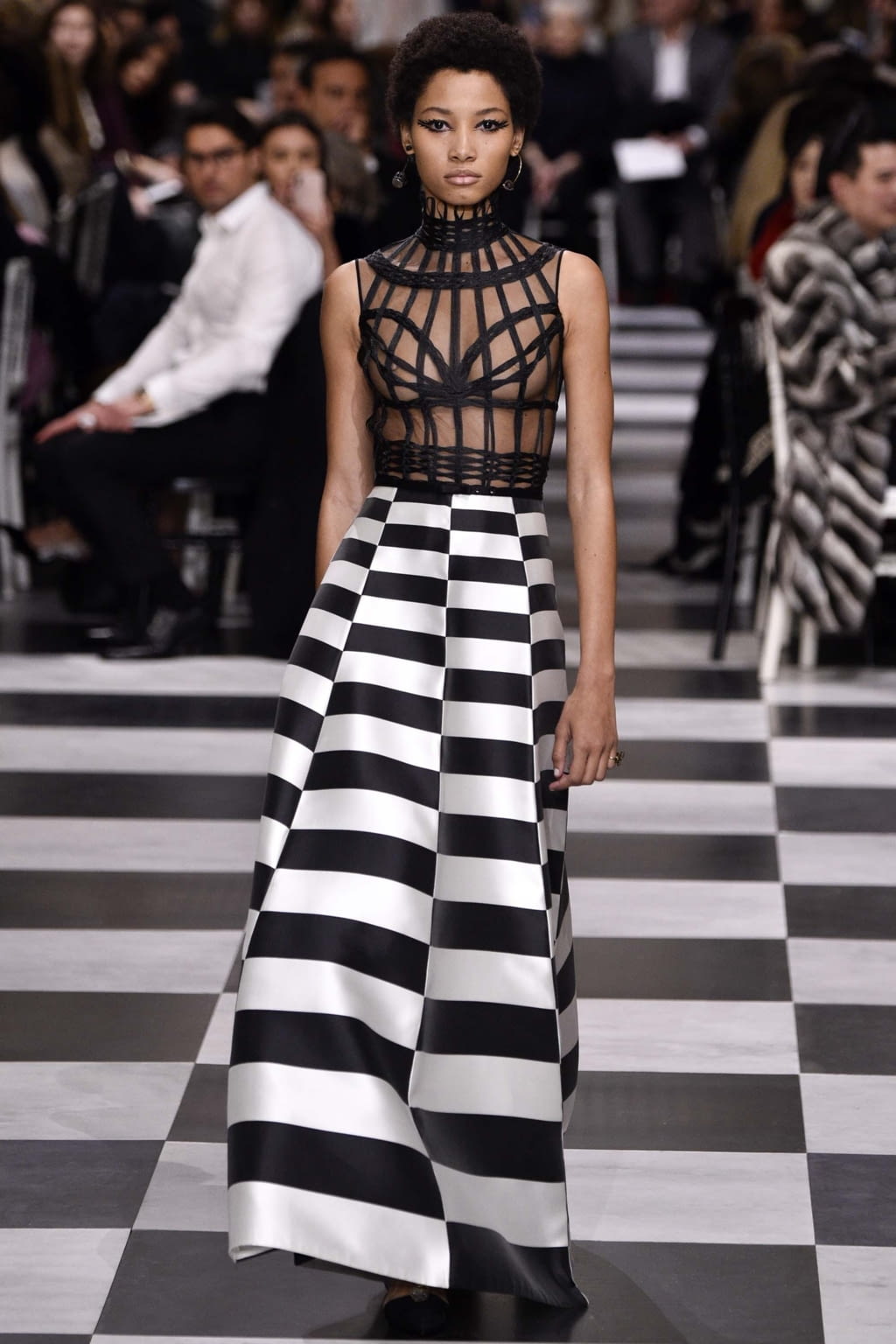 Fashion Week Paris Spring/Summer 2018 look 10 de la collection Christian Dior couture