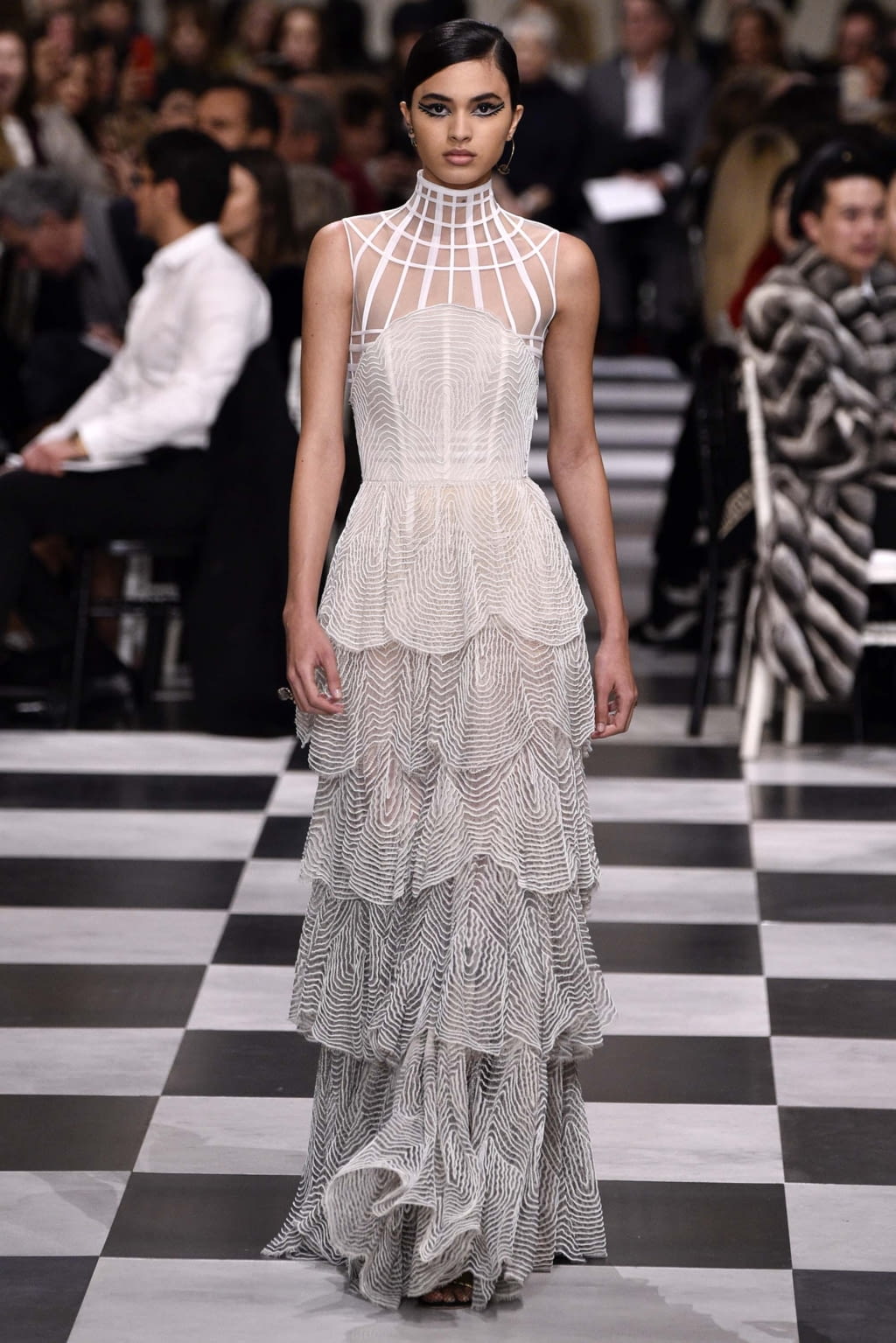 Fashion Week Paris Spring/Summer 2018 look 14 from the Christian Dior collection couture