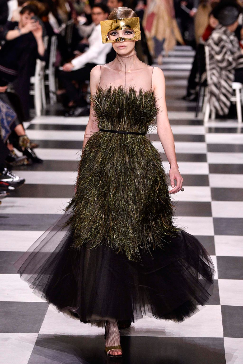 Fashion Week Paris Spring/Summer 2018 look 50 de la collection Christian Dior couture