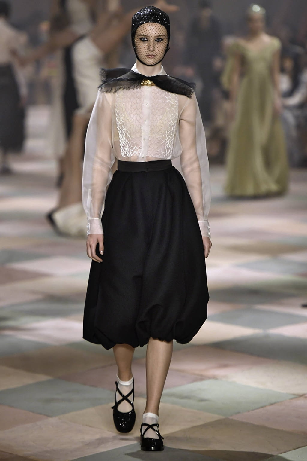 Fashion Week Paris Spring/Summer 2019 look 34 de la collection Christian Dior couture