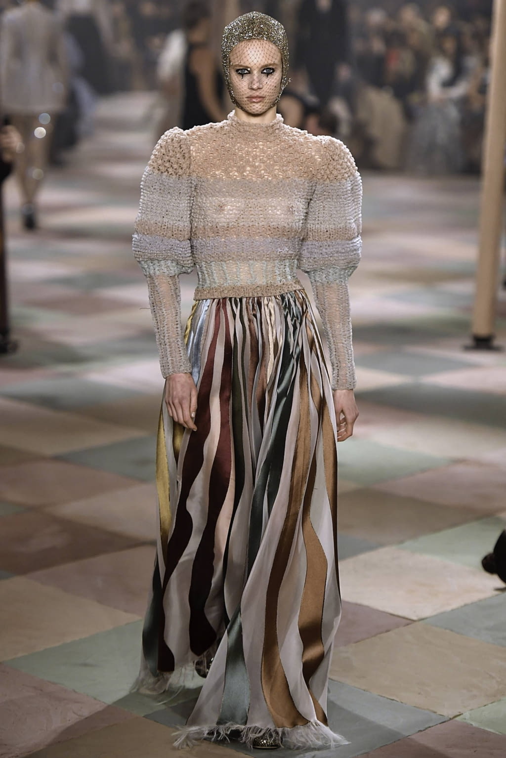 Fashion Week Paris Spring/Summer 2019 look 35 from the Christian Dior collection couture