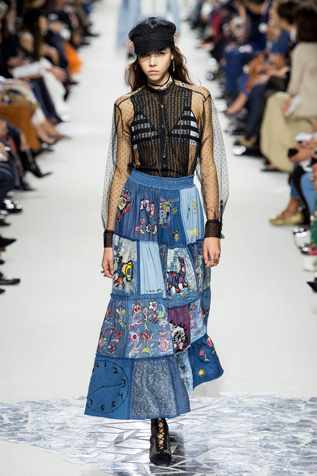 Fashion Week Paris Spring/Summer 2018 look 51 from the Christian Dior collection 女装