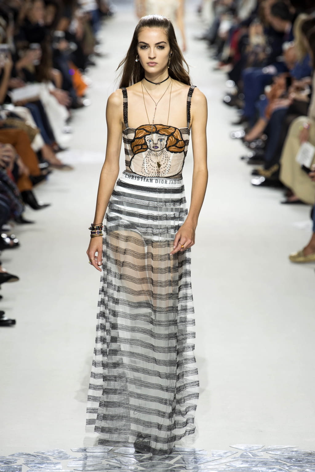 Fashion Week Paris Spring/Summer 2018 look 66 from the Christian Dior collection womenswear
