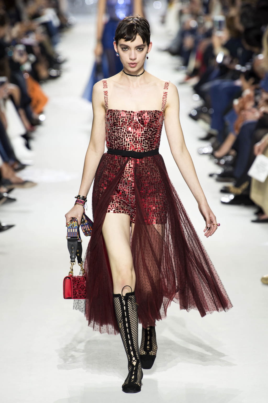 Fashion Week Paris Spring/Summer 2018 look 77 from the Christian Dior collection womenswear