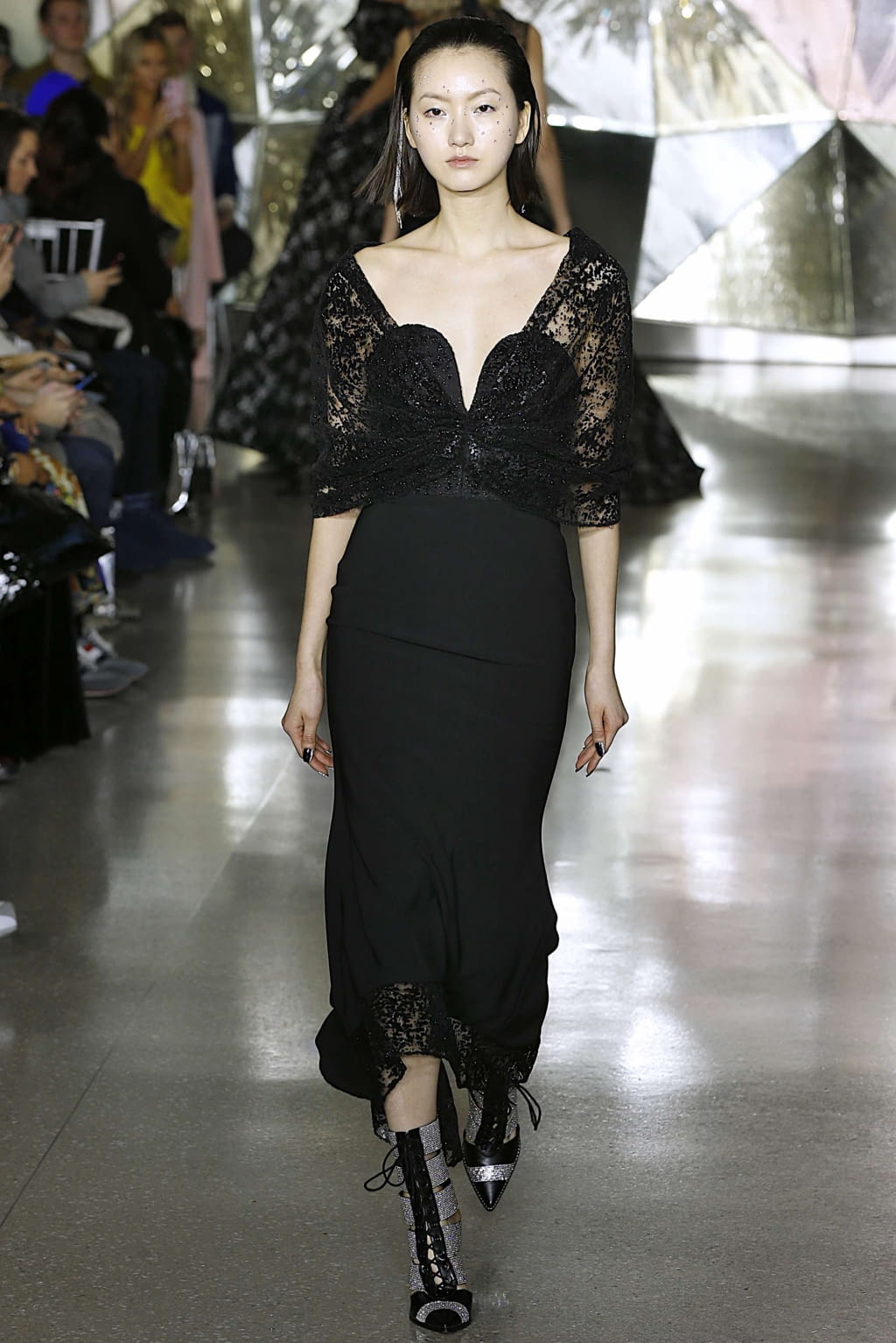 Fashion Week New York Fall/Winter 2019 look 29 from the Christian Siriano collection womenswear