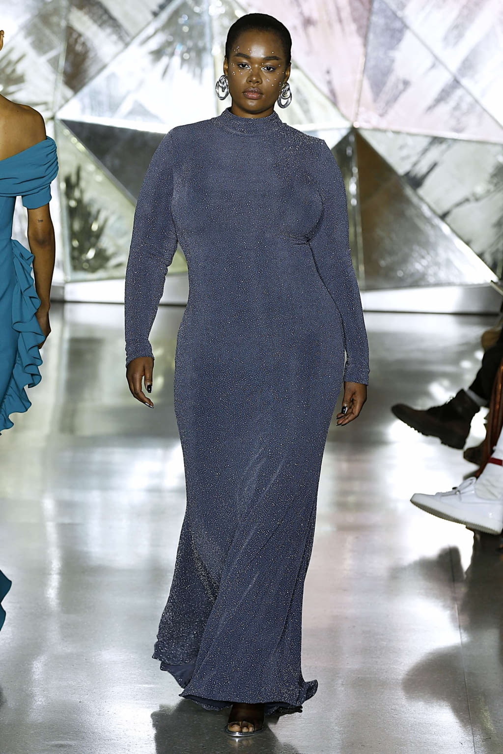Fashion Week New York Fall/Winter 2019 look 45 from the Christian Siriano collection 女装
