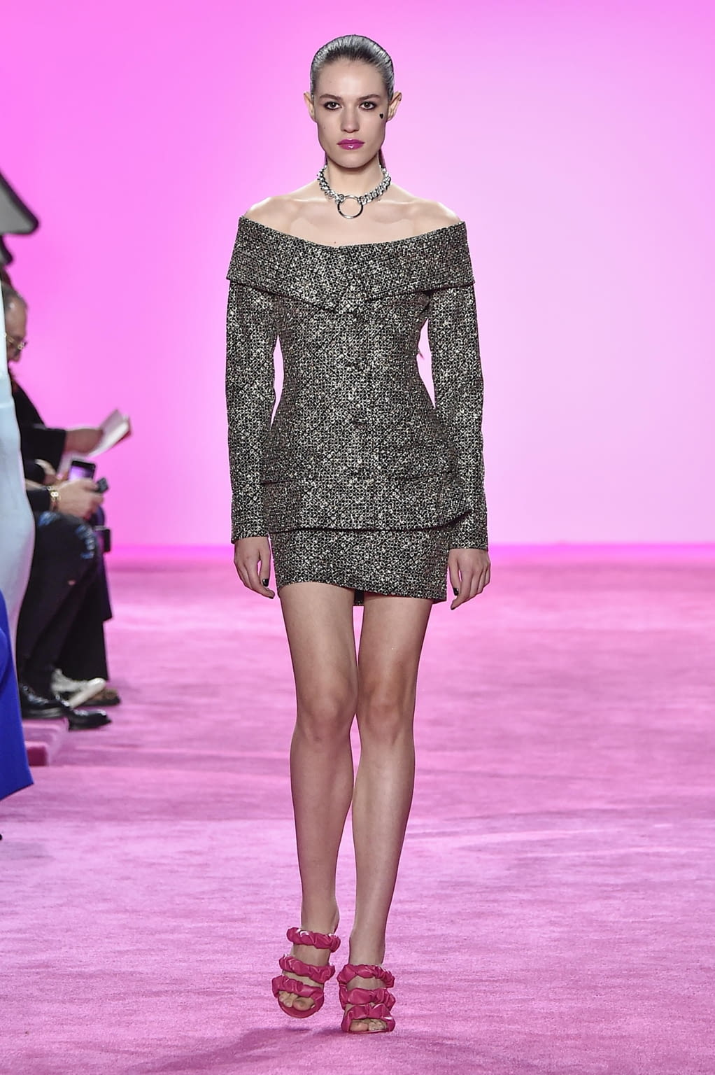 Fashion Week New York Fall/Winter 2020 look 18 from the Christian Siriano collection womenswear