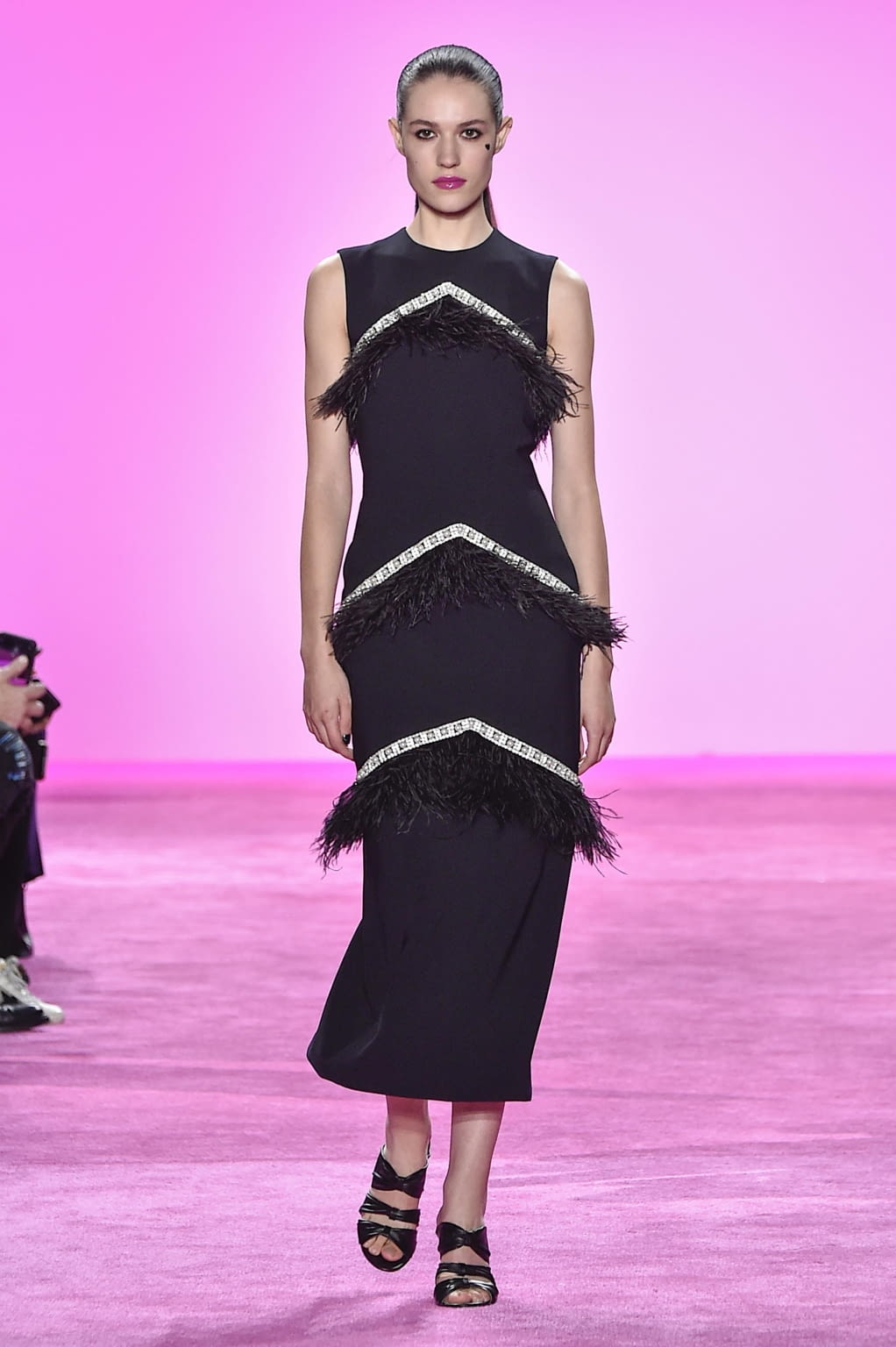 Fashion Week New York Fall/Winter 2020 look 34 from the Christian Siriano collection womenswear