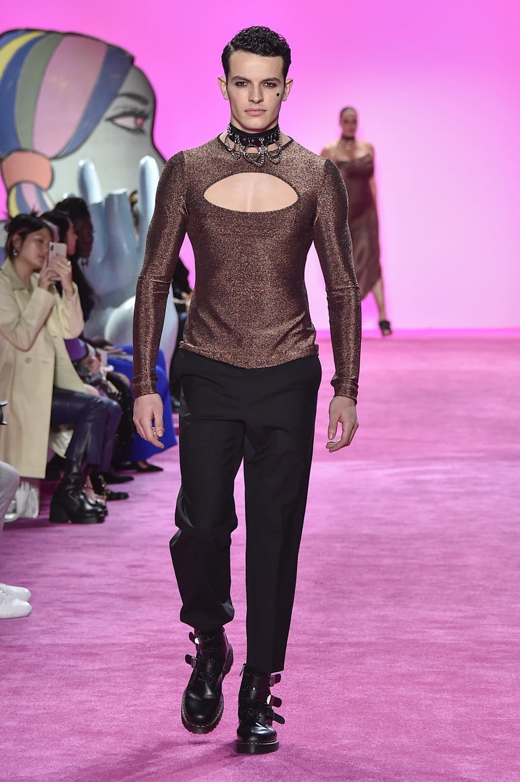 Fashion Week New York Fall/Winter 2020 look 45 de la collection Christian Siriano womenswear