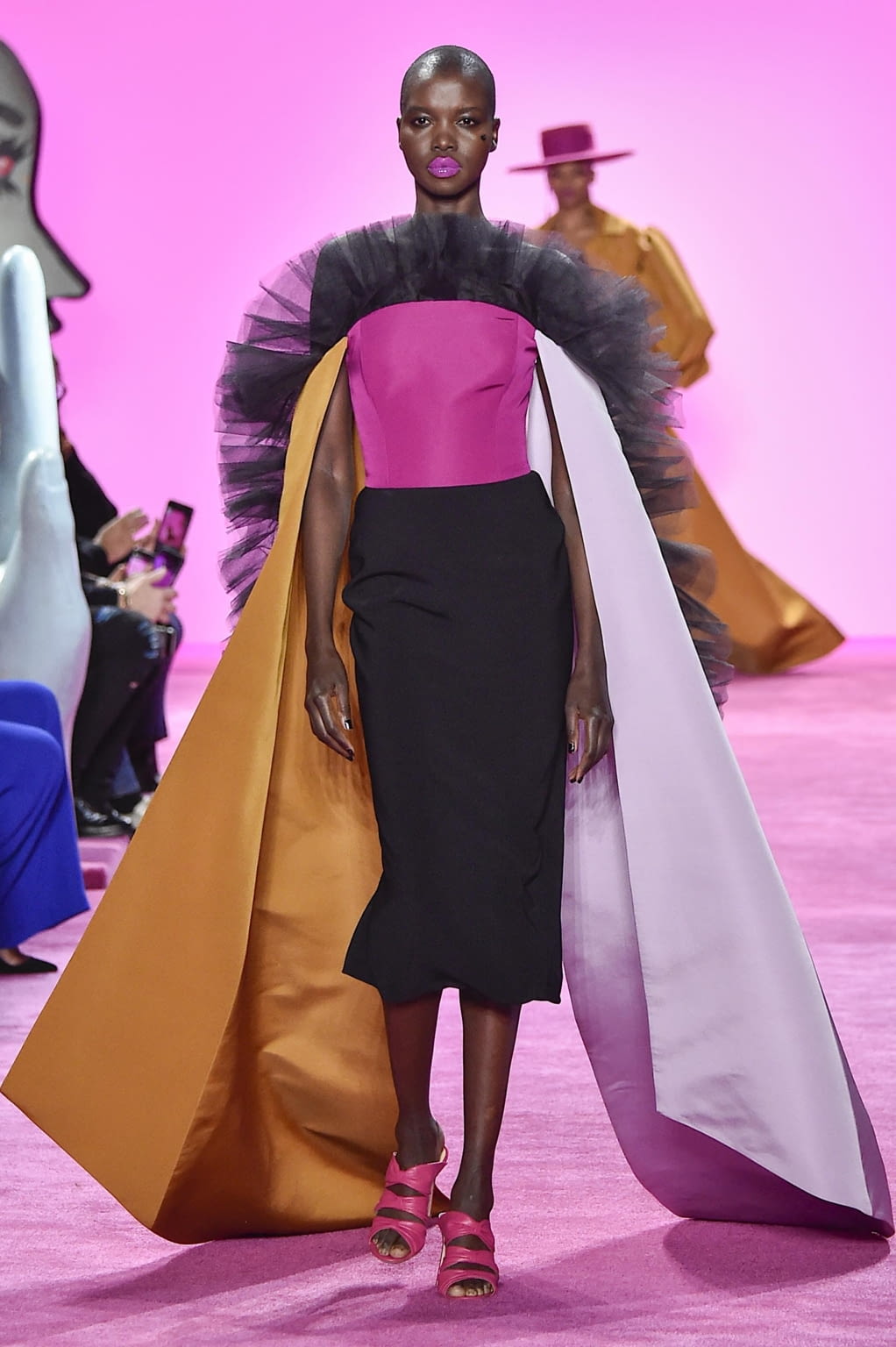 Fashion Week New York Fall/Winter 2020 look 53 from the Christian Siriano collection womenswear