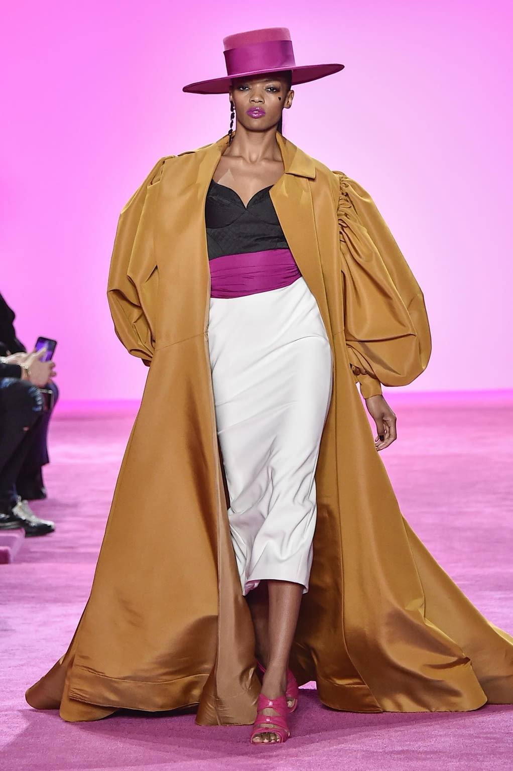 Fashion Week New York Fall/Winter 2020 look 55 from the Christian Siriano collection womenswear