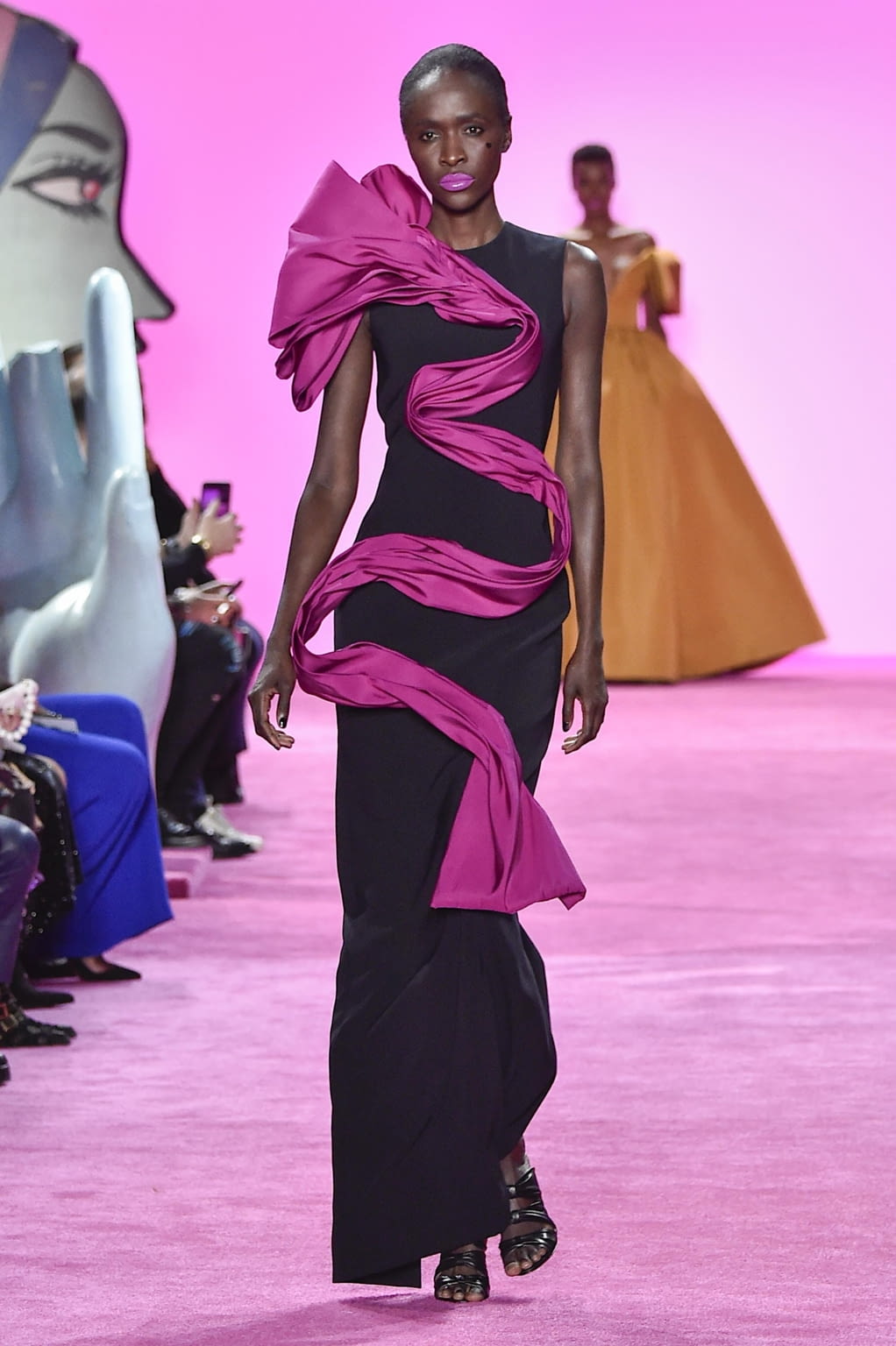 Fashion Week New York Fall/Winter 2020 look 57 from the Christian Siriano collection womenswear