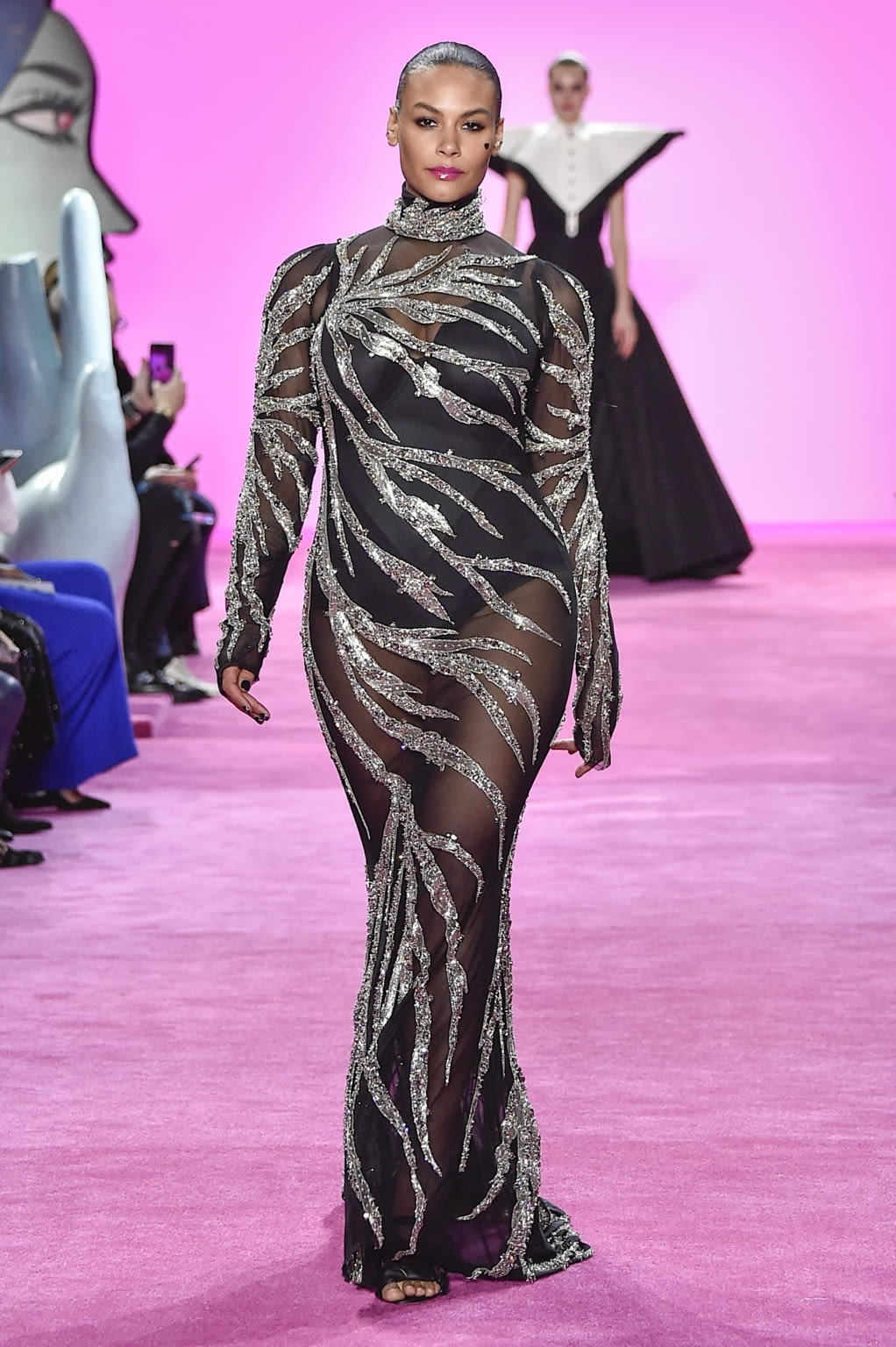 Fashion Week New York Fall/Winter 2020 look 63 from the Christian Siriano collection womenswear