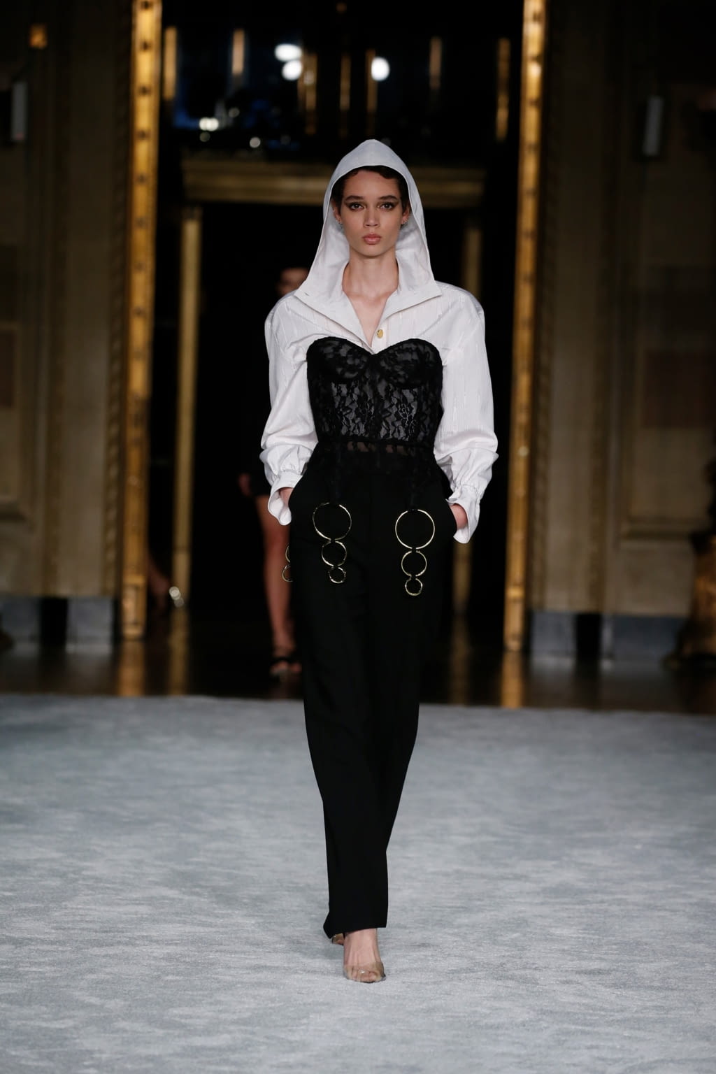Fashion Week New York Fall/Winter 2021 look 17 from the Christian Siriano collection womenswear
