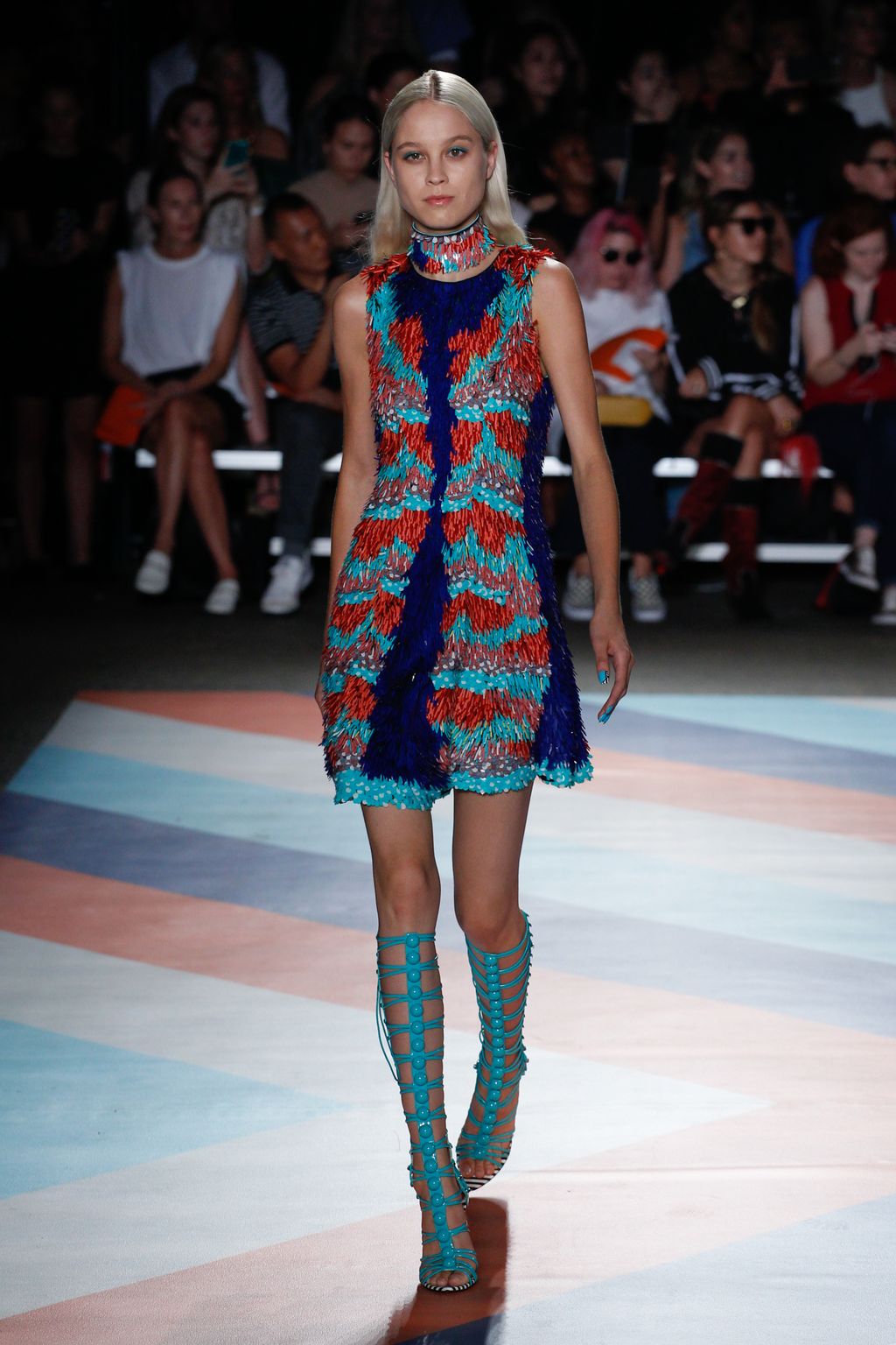 Fashion Week New York Spring/Summer 2017 look 17 from the Christian Siriano collection womenswear