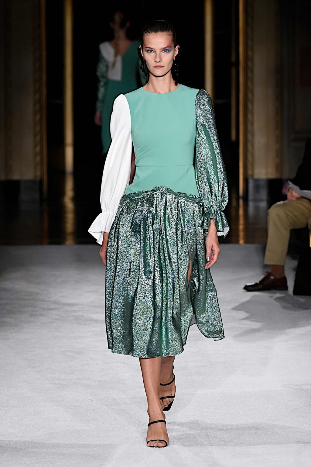Fashion Week New York Spring/Summer 2020 look 5 from the Christian Siriano collection womenswear