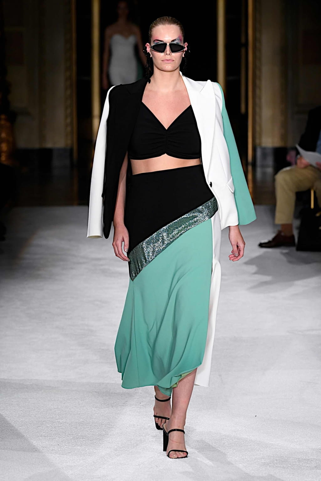 Fashion Week New York Spring/Summer 2020 look 7 de la collection Christian Siriano womenswear