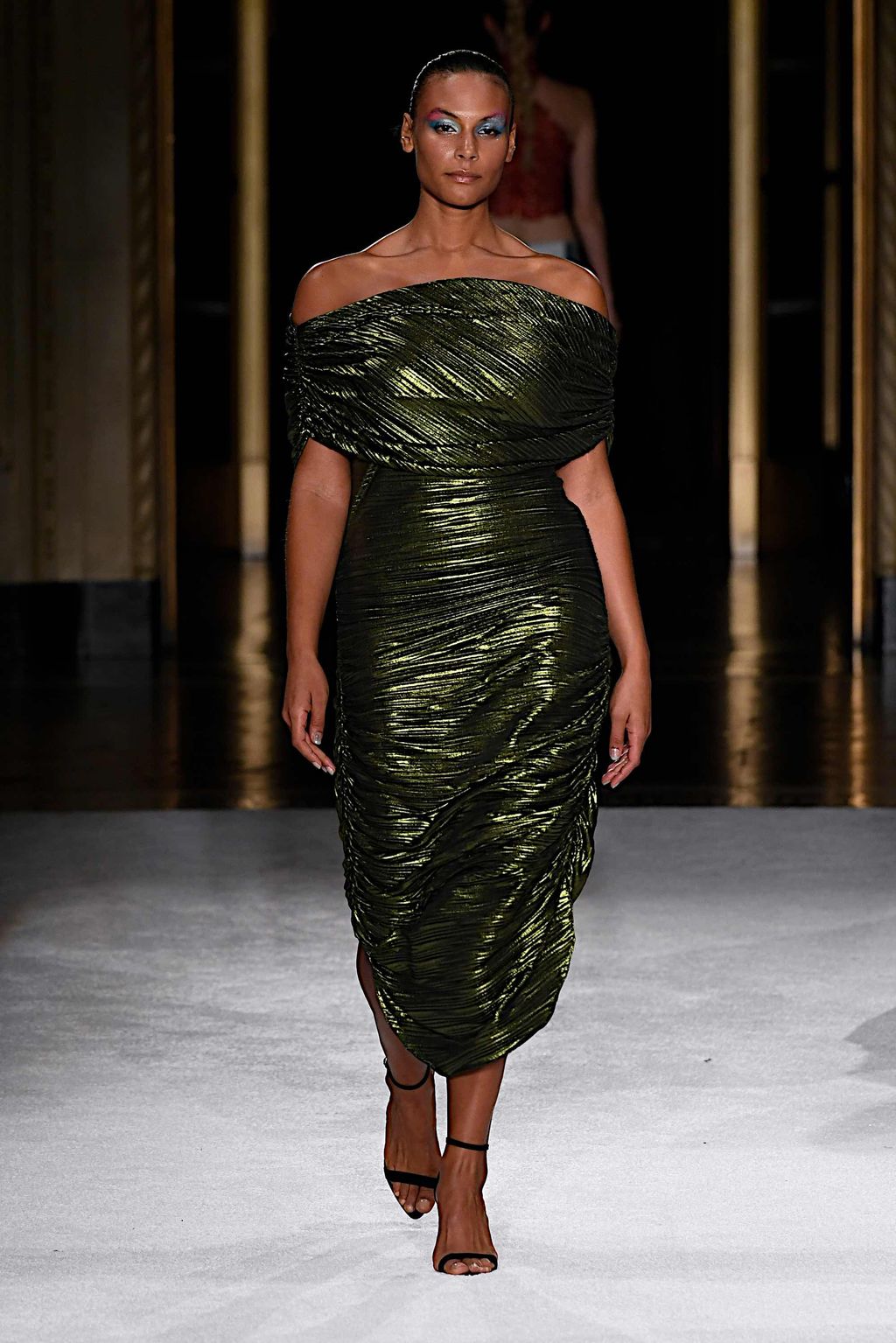 Fashion Week New York Spring/Summer 2020 look 44 from the Christian Siriano collection womenswear