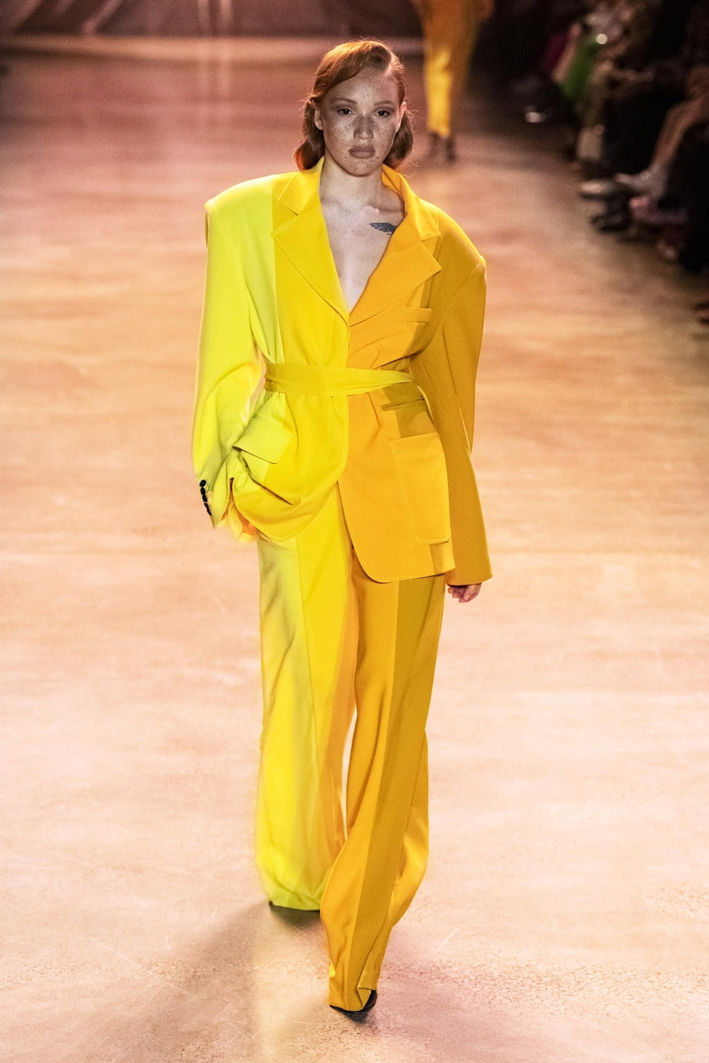 Fashion Week New York Fall/Winter 2020 look 7 from the Christopher John Rogers collection womenswear