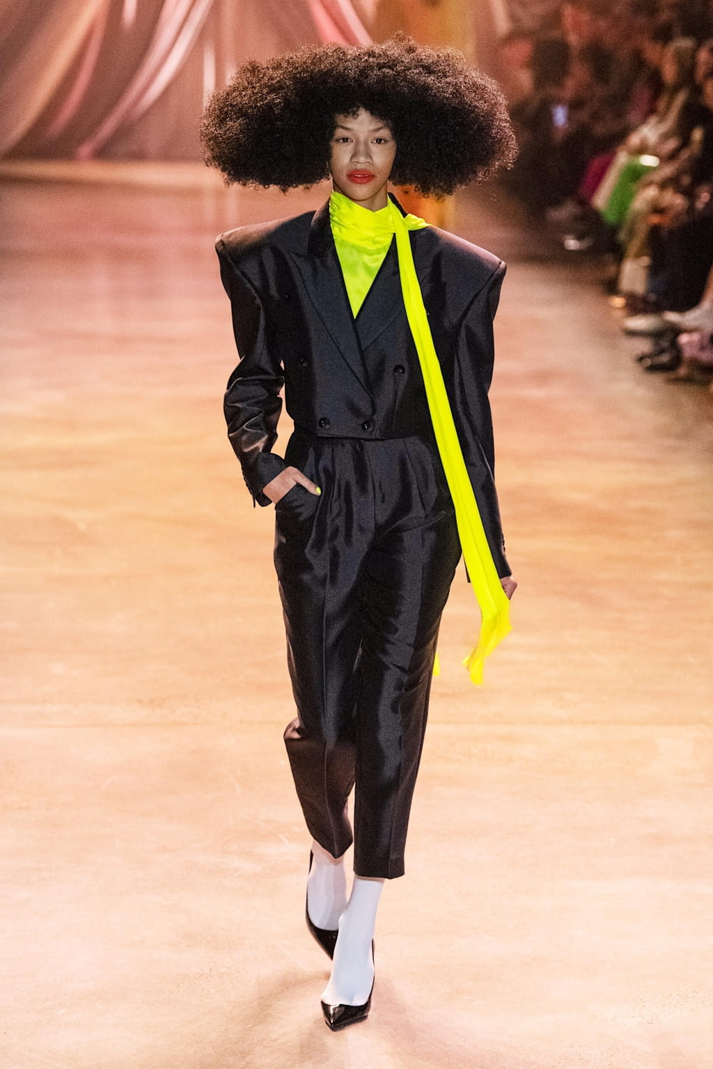 Fashion Week New York Fall/Winter 2020 look 8 from the Christopher John Rogers collection womenswear