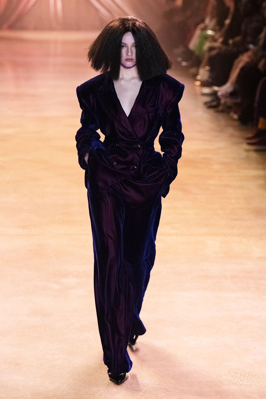Fashion Week New York Fall/Winter 2020 look 22 from the Christopher John Rogers collection womenswear