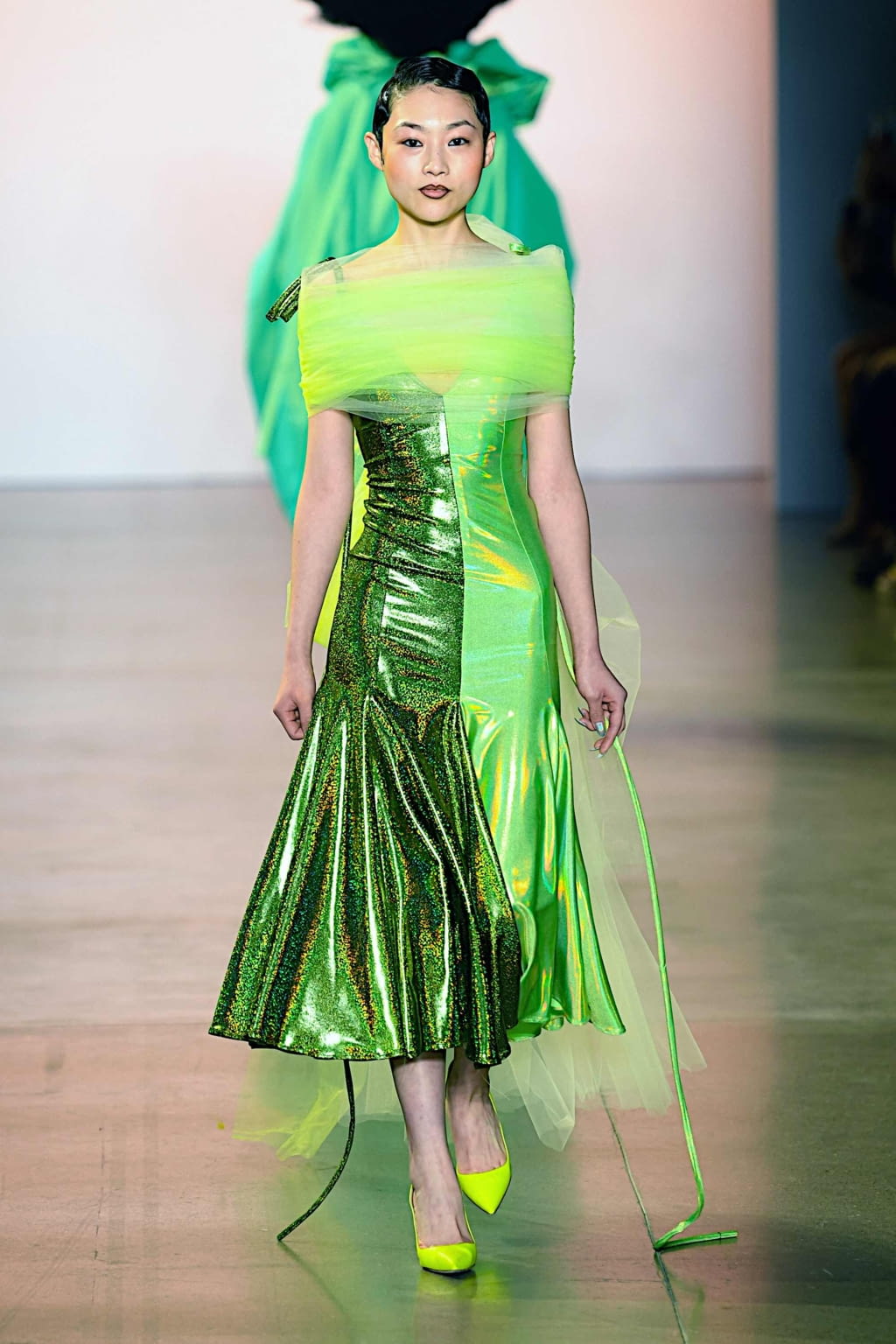 Fashion Week New York Spring/Summer 2020 look 2 from the Christopher John Rogers collection womenswear
