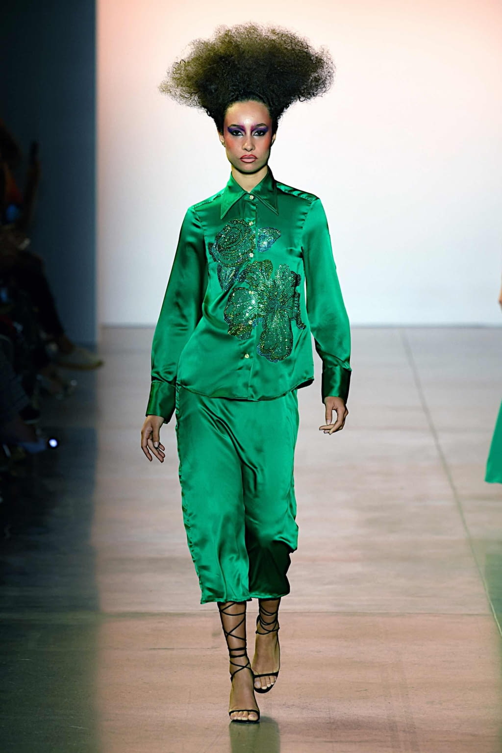 Fashion Week New York Spring/Summer 2020 look 6 from the Christopher John Rogers collection womenswear