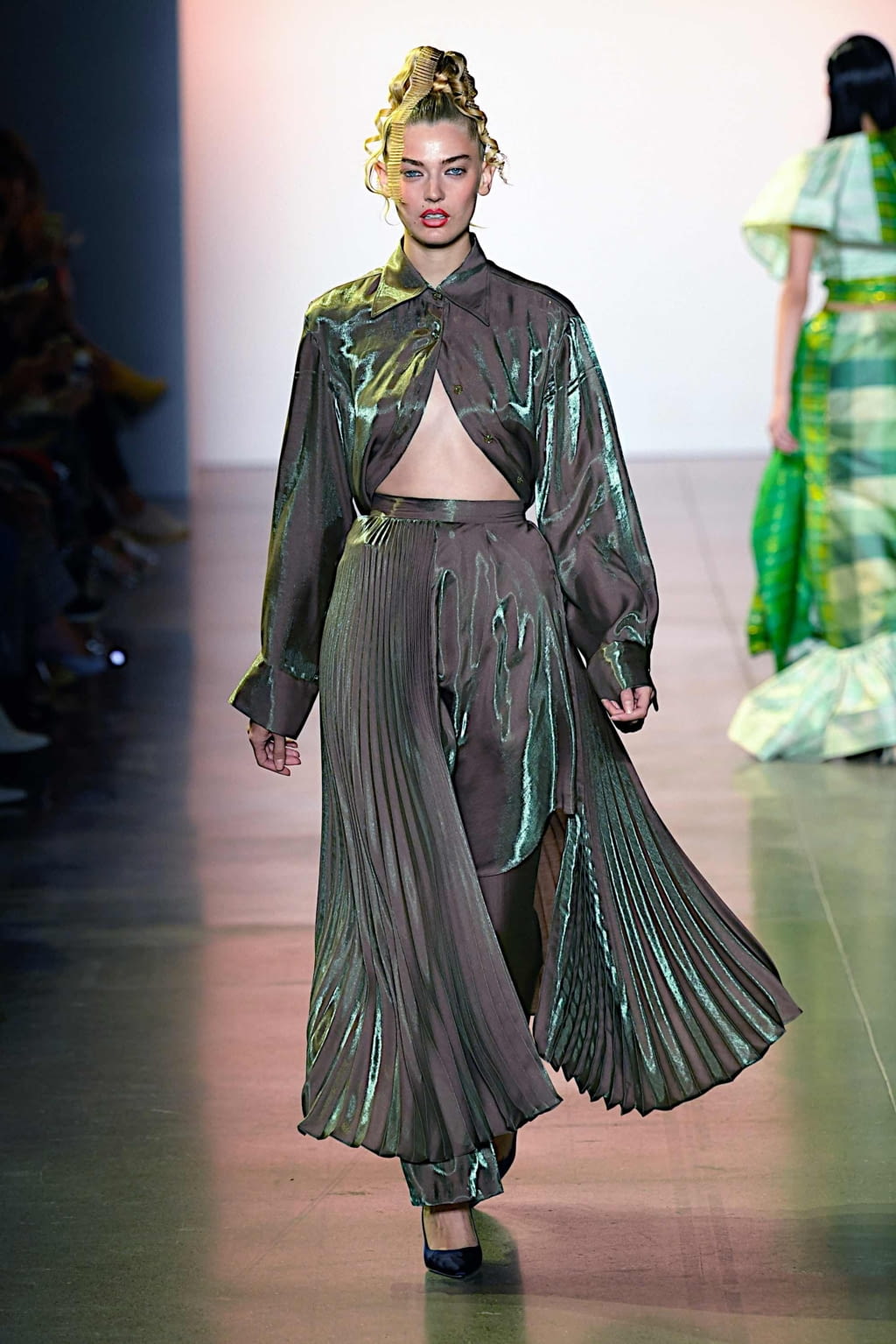 Fashion Week New York Spring/Summer 2020 look 8 from the Christopher John Rogers collection womenswear