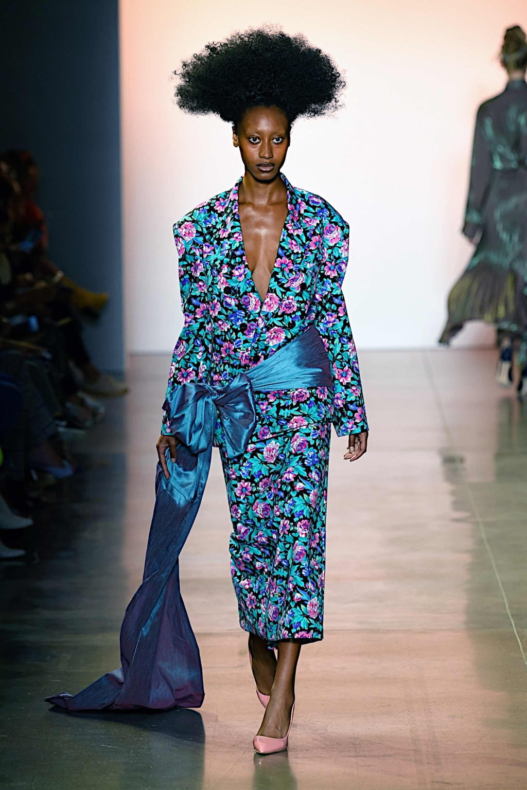 Fashion Week New York Spring/Summer 2020 look 9 from the Christopher John Rogers collection womenswear
