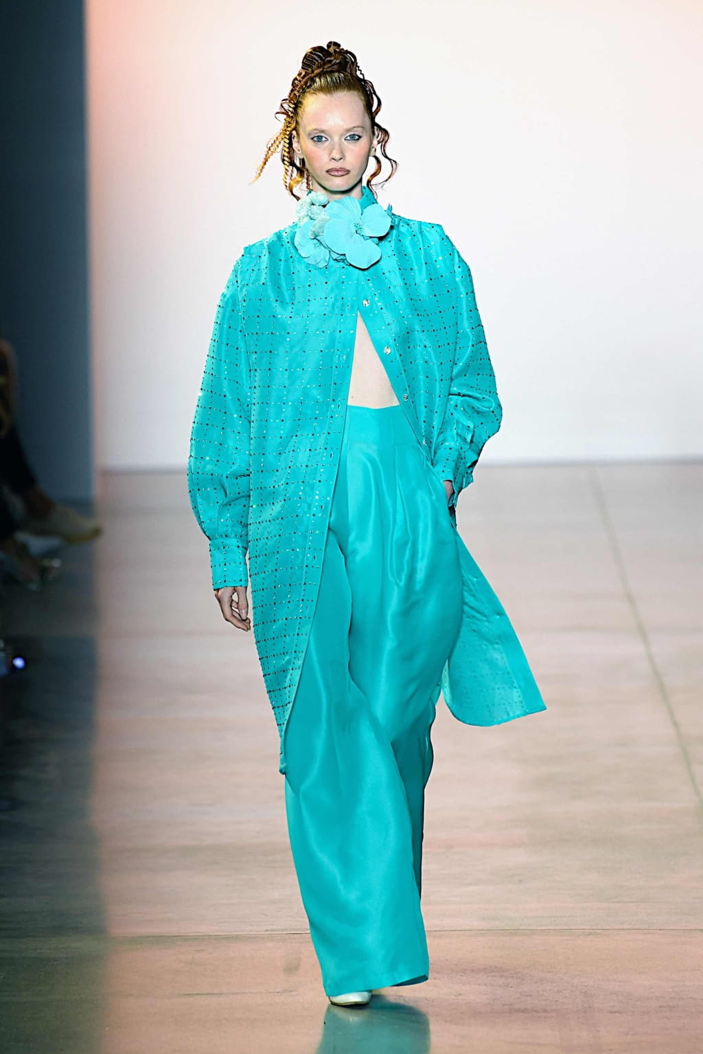 Fashion Week New York Spring/Summer 2020 look 10 from the Christopher John Rogers collection womenswear