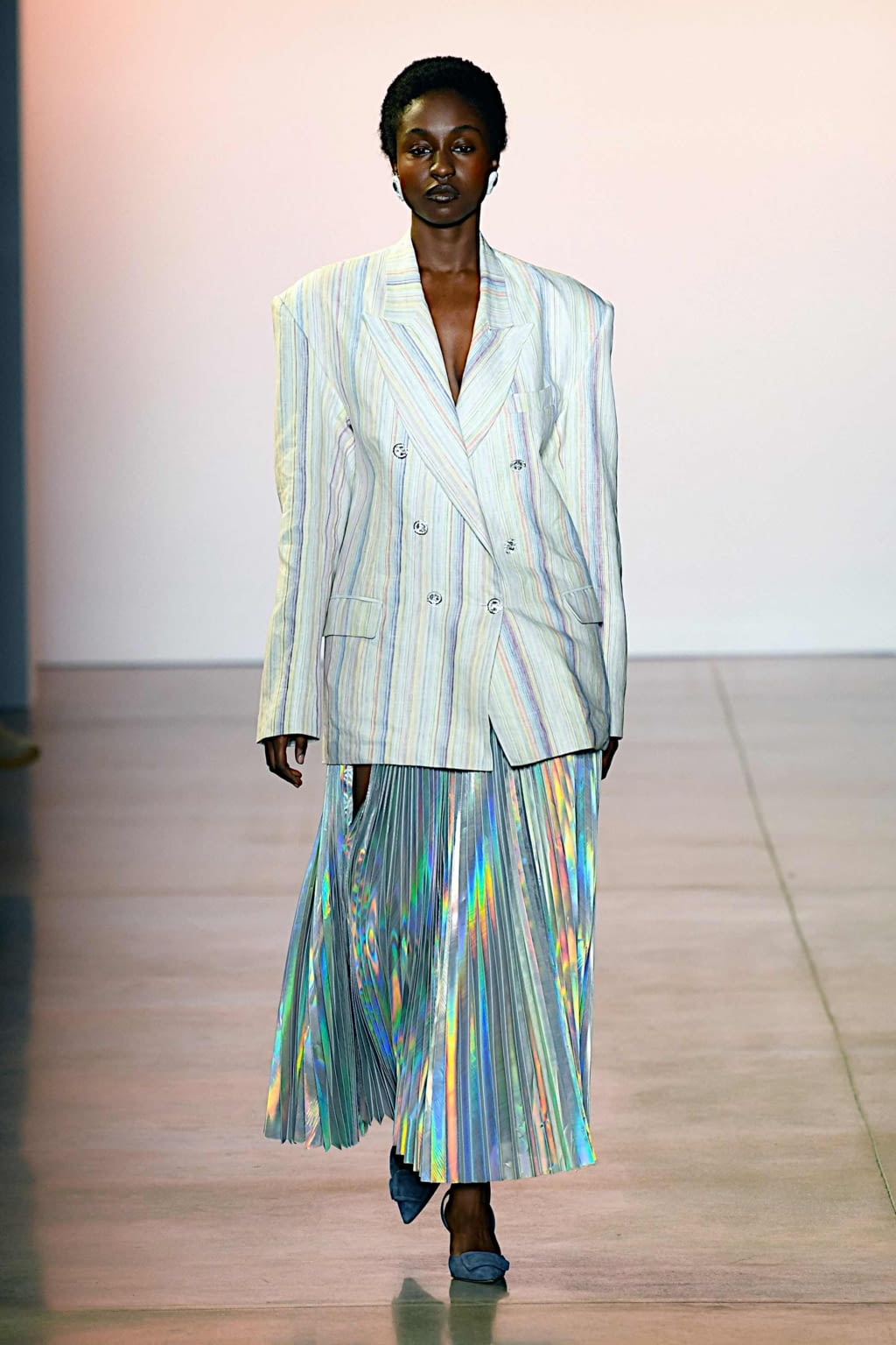 Fashion Week New York Spring/Summer 2020 look 11 de la collection Christopher John Rogers womenswear