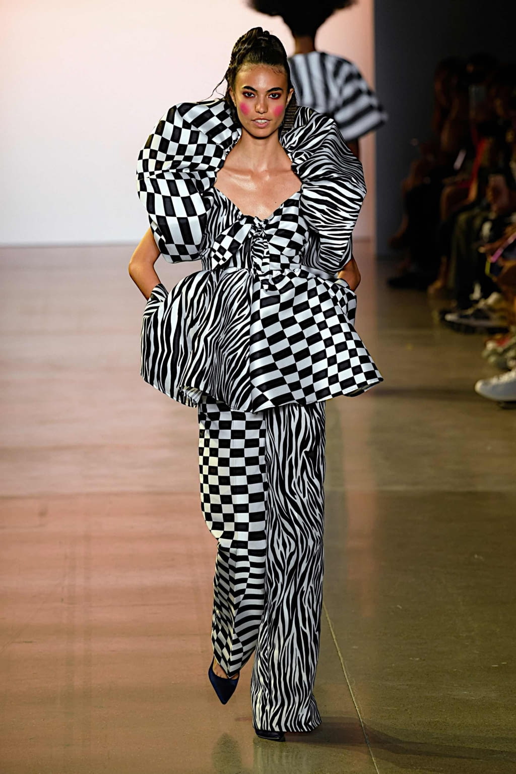 Fashion Week New York Spring/Summer 2020 look 14 from the Christopher John Rogers collection womenswear