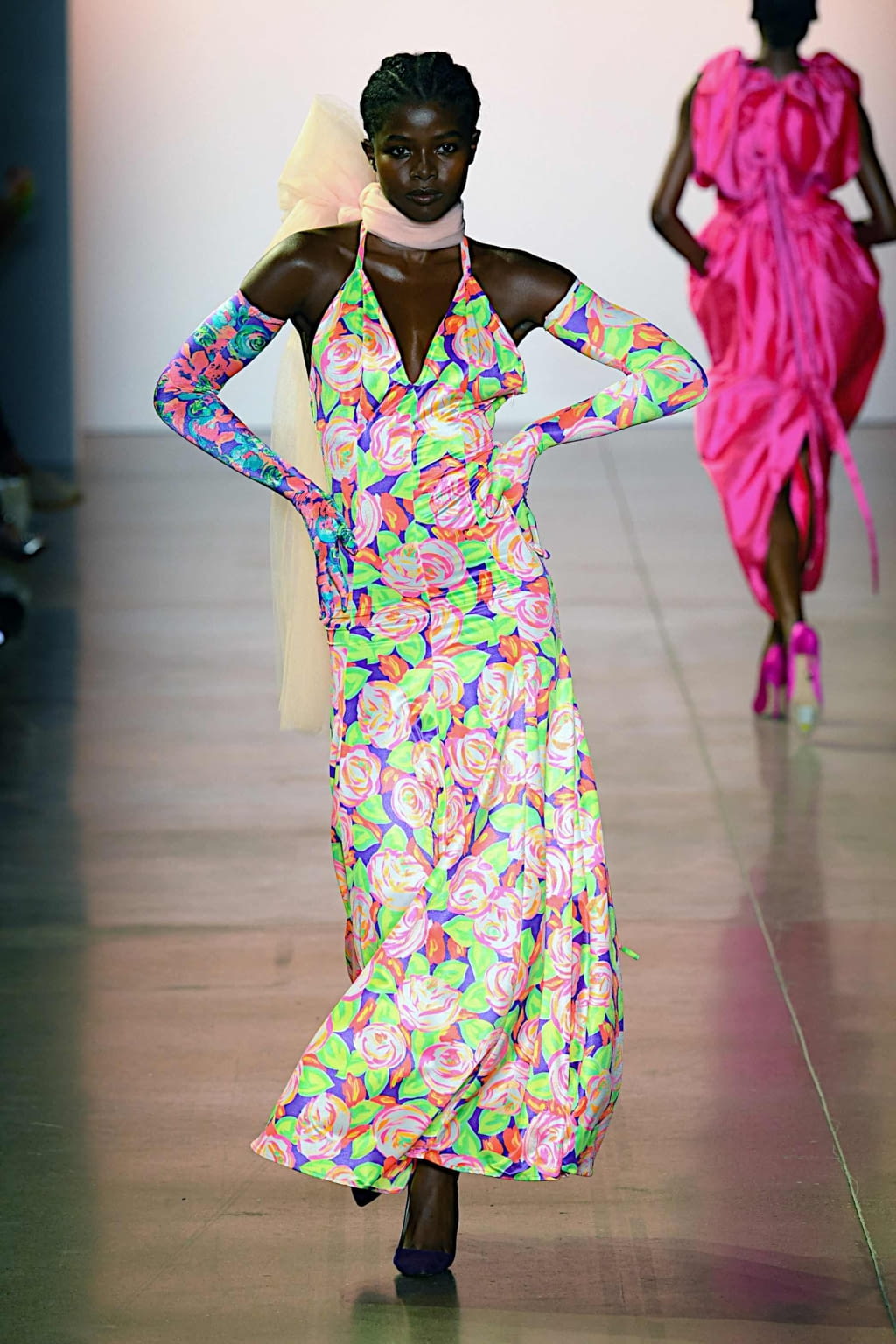 Fashion Week New York Spring/Summer 2020 look 19 de la collection Christopher John Rogers womenswear
