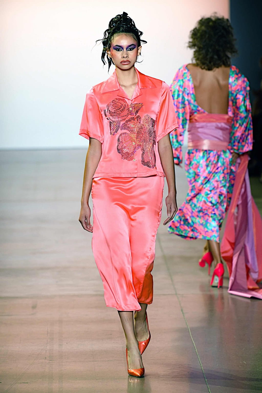 Fashion Week New York Spring/Summer 2020 look 21 from the Christopher John Rogers collection womenswear
