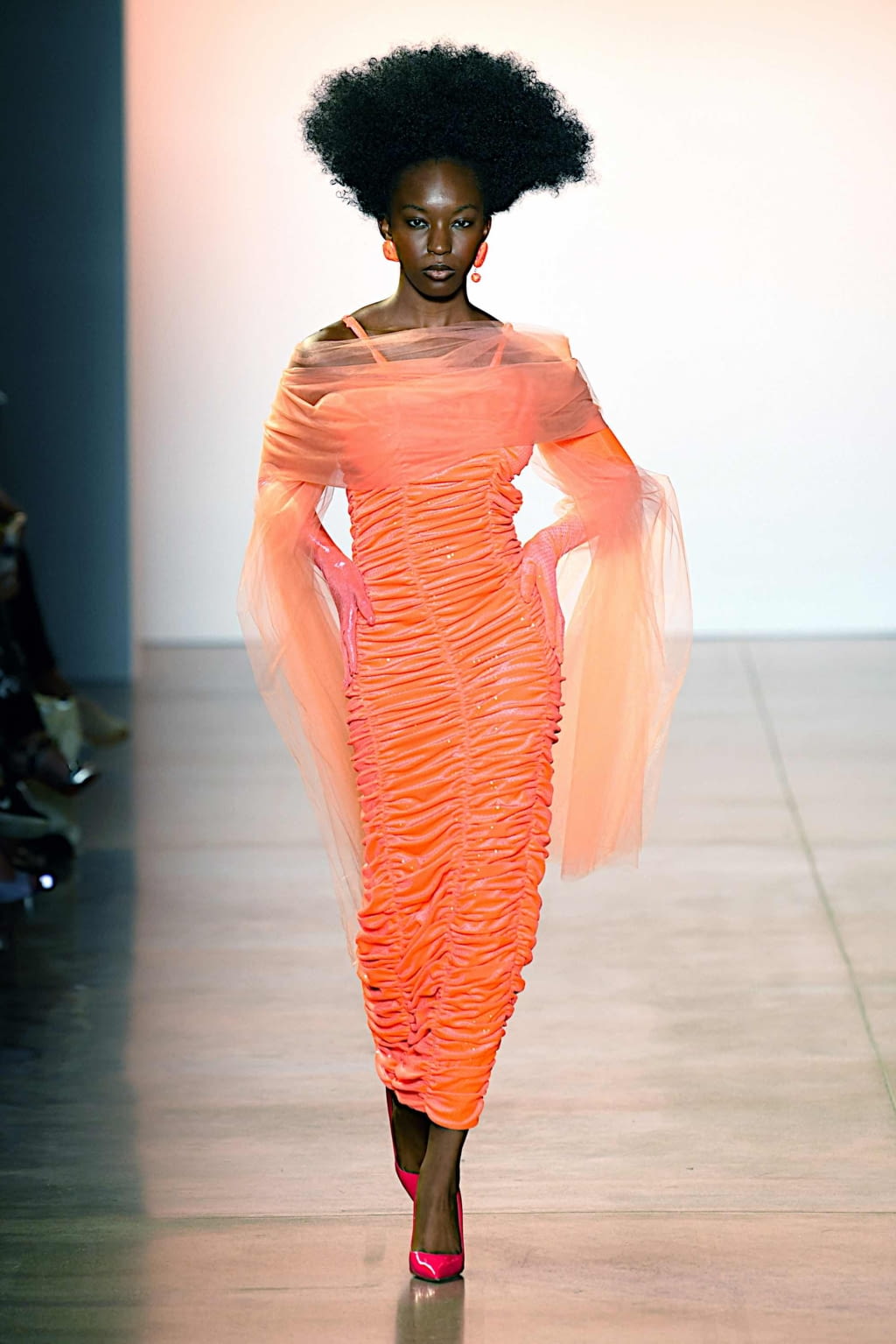 Fashion Week New York Spring/Summer 2020 look 22 from the Christopher John Rogers collection womenswear