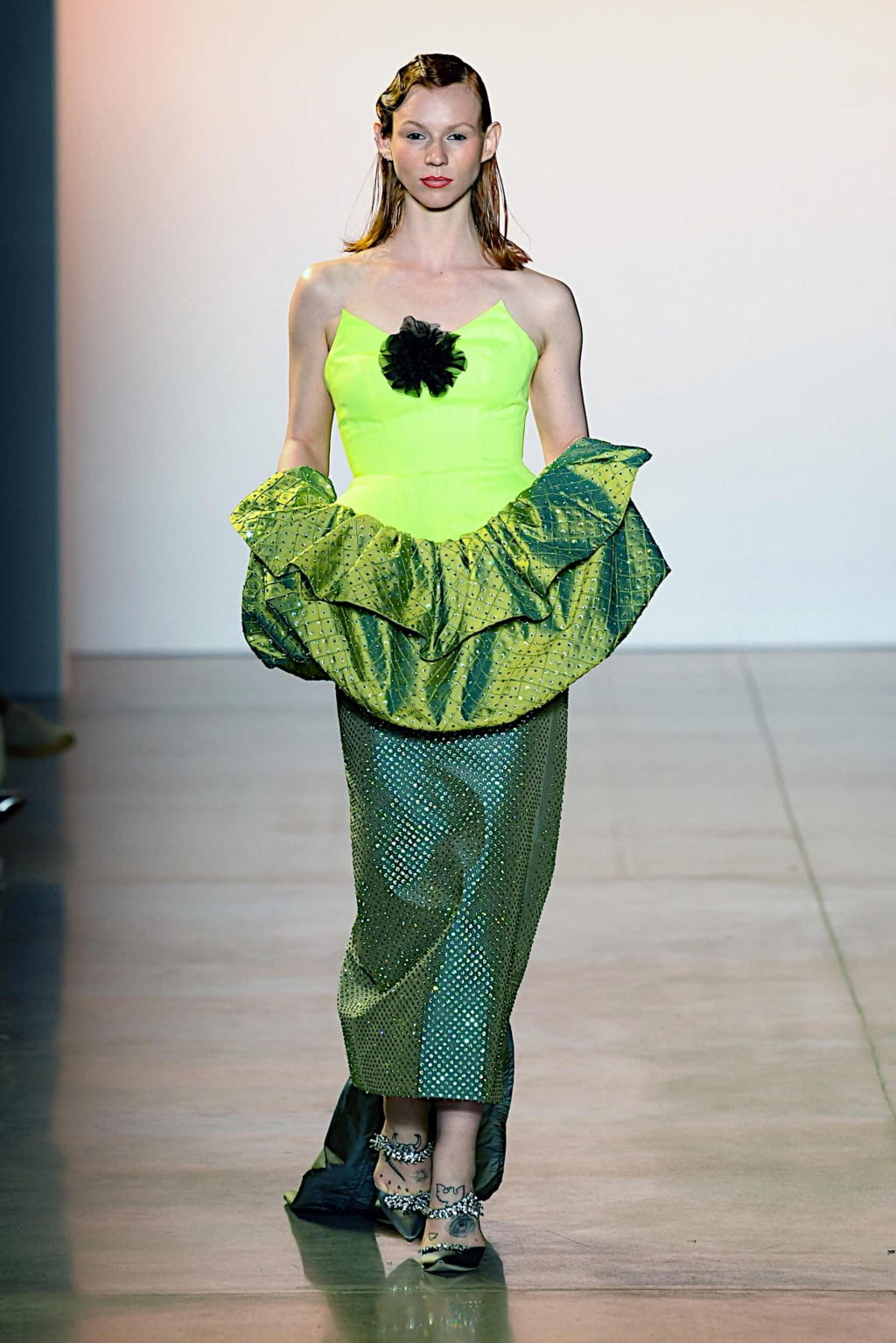 Fashion Week New York Spring/Summer 2020 look 29 from the Christopher John Rogers collection womenswear