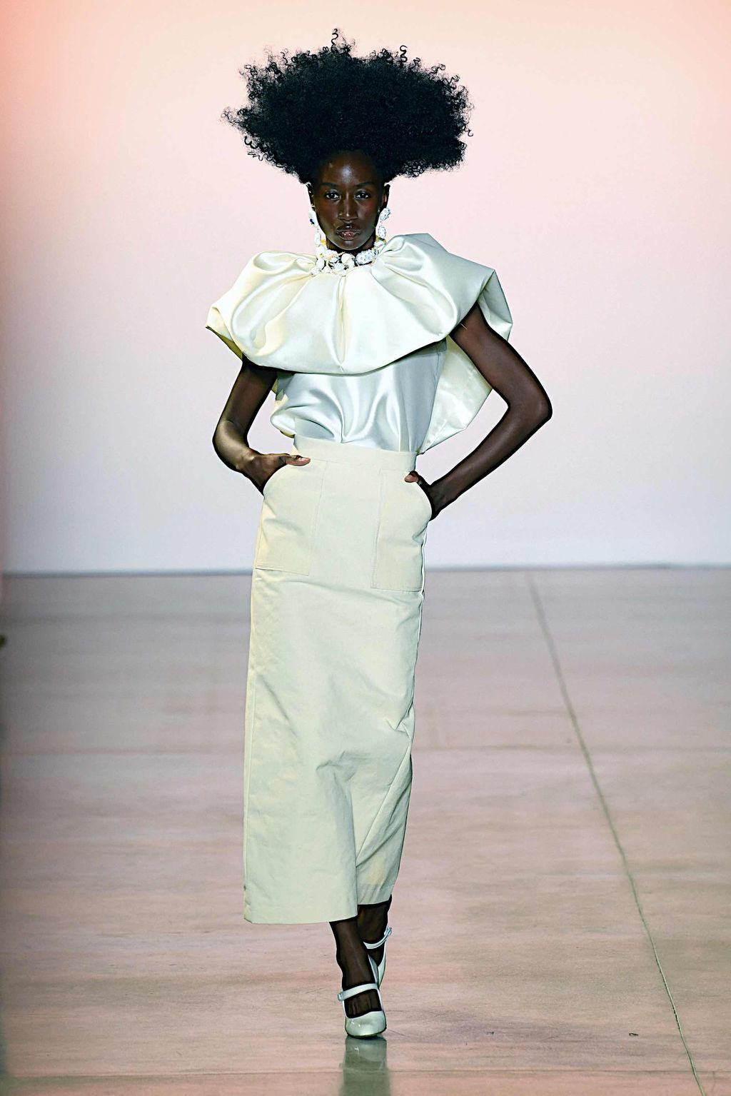 Fashion Week New York Spring/Summer 2020 look 31 from the Christopher John Rogers collection womenswear
