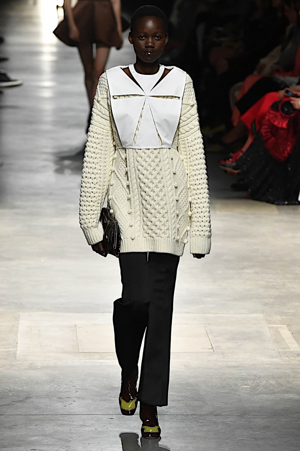 Fashion Week London Fall/Winter 2020 look 11 from the Christopher Kane collection womenswear