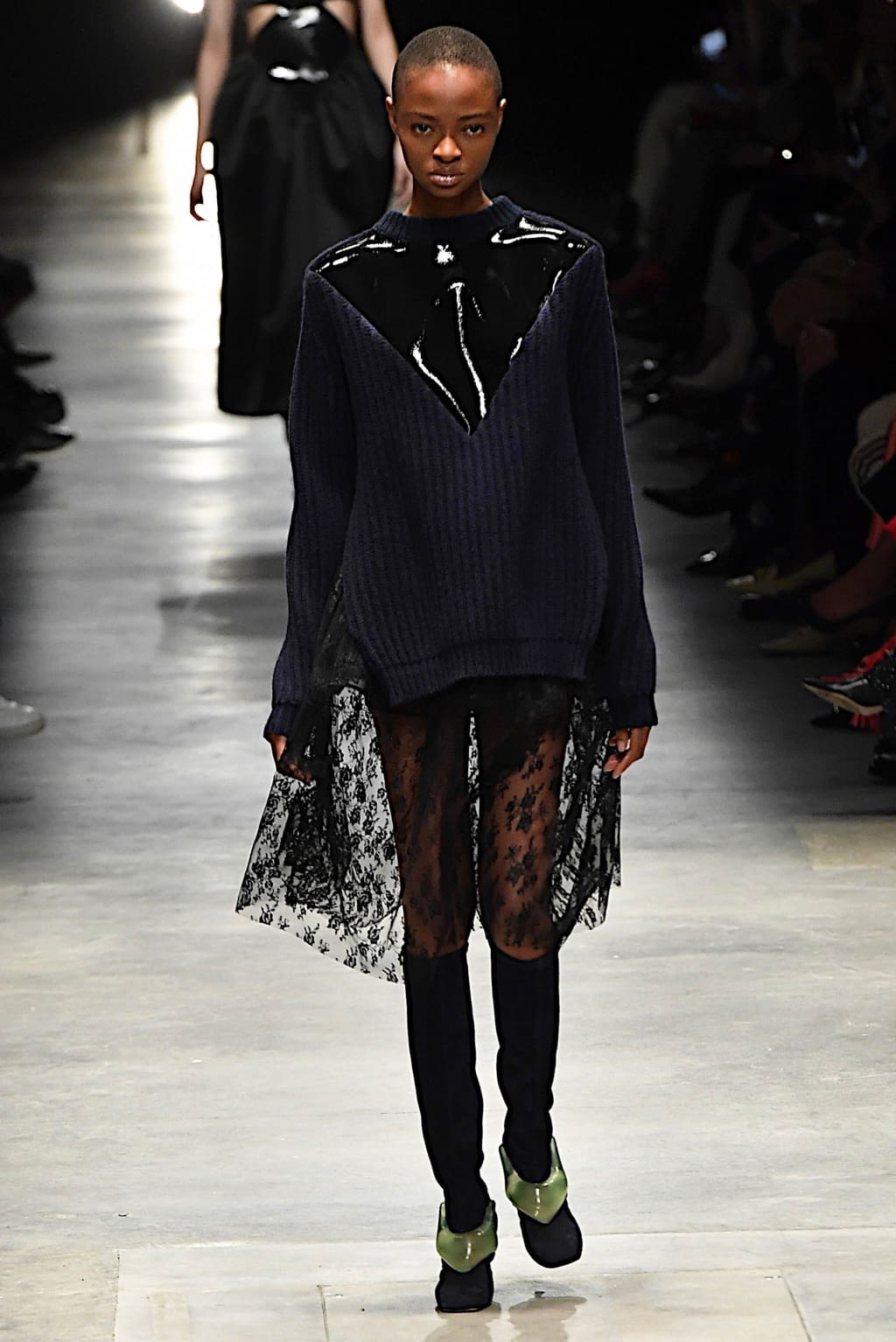 Fashion Week London Fall/Winter 2020 look 52 from the Christopher Kane collection womenswear
