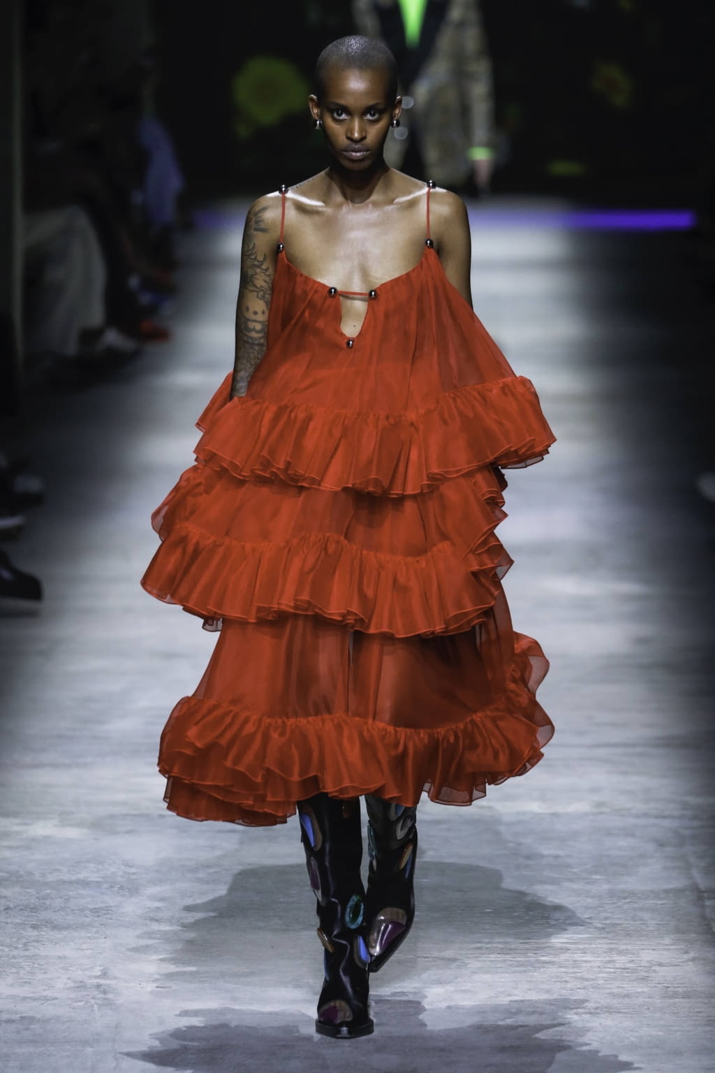 Fashion Week London Spring/Summer 2020 look 12 de la collection Christopher Kane womenswear