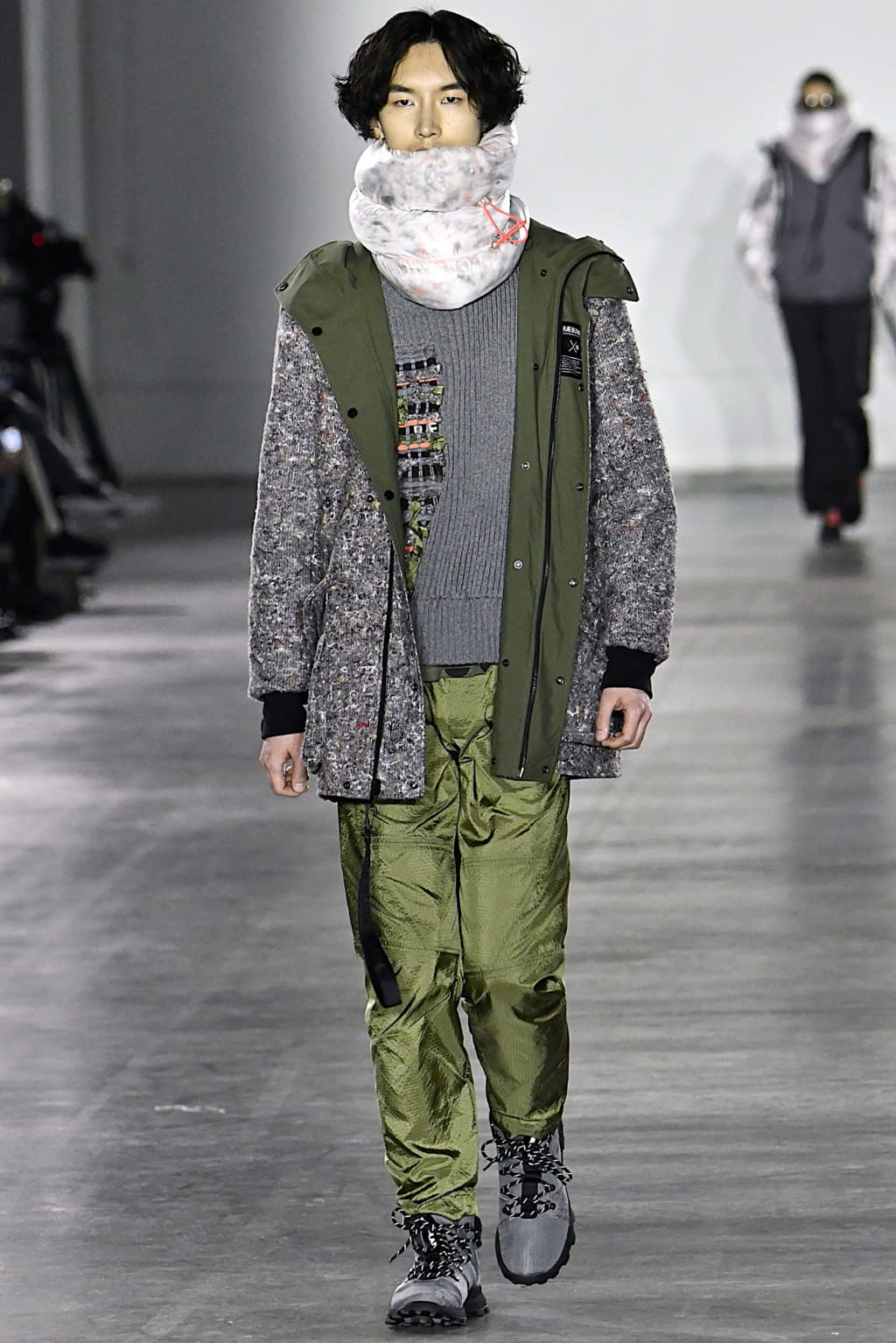 Fashion Week London Fall/Winter 2019 look 23 from the Christopher Raeburn collection 男装