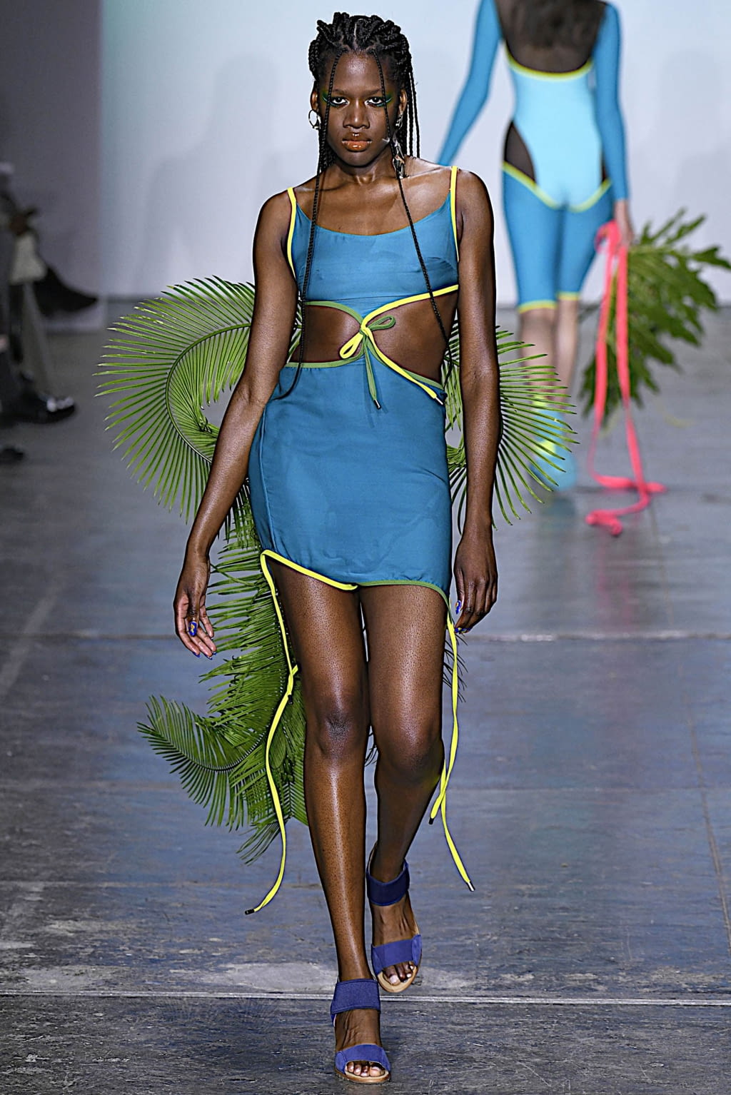 Fashion Week New York Fall/Winter 2019 look 4 from the Chromat collection womenswear