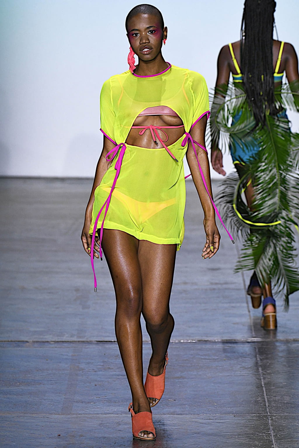 Fashion Week New York Fall/Winter 2019 look 5 from the Chromat collection womenswear